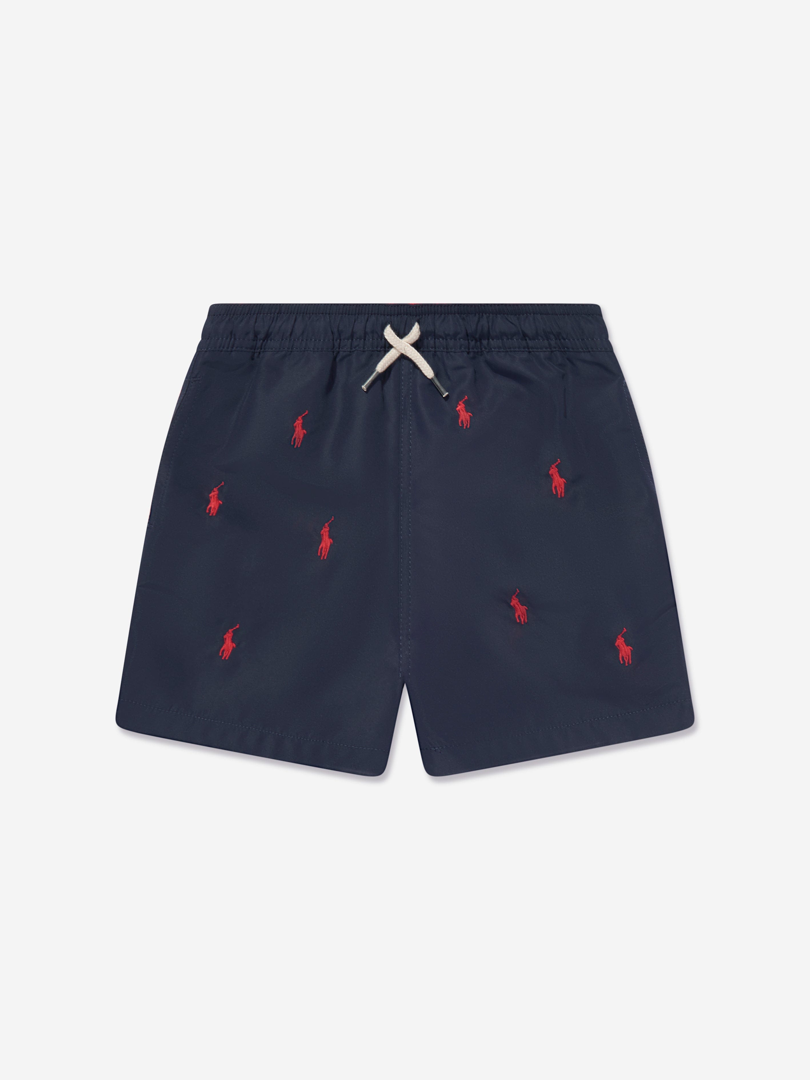 Ralph Lauren Boys Logo Swim Shorts in Navy