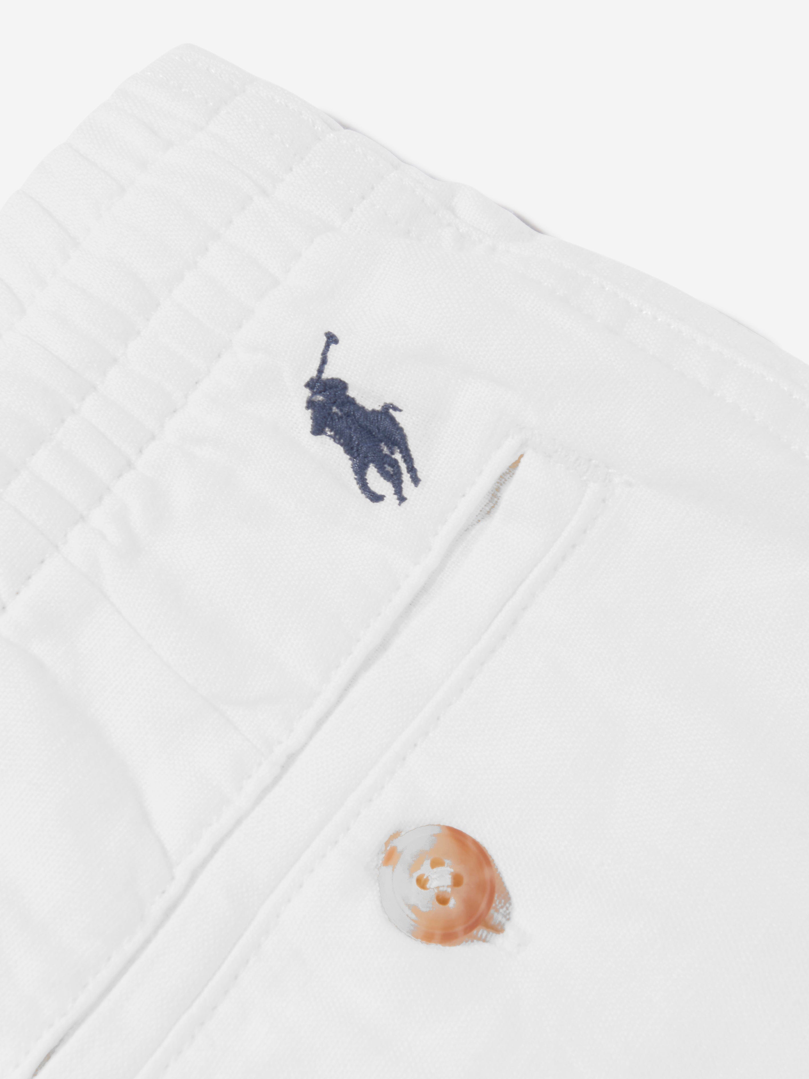 Ralph Lauren Boys Prepster Shorts in White