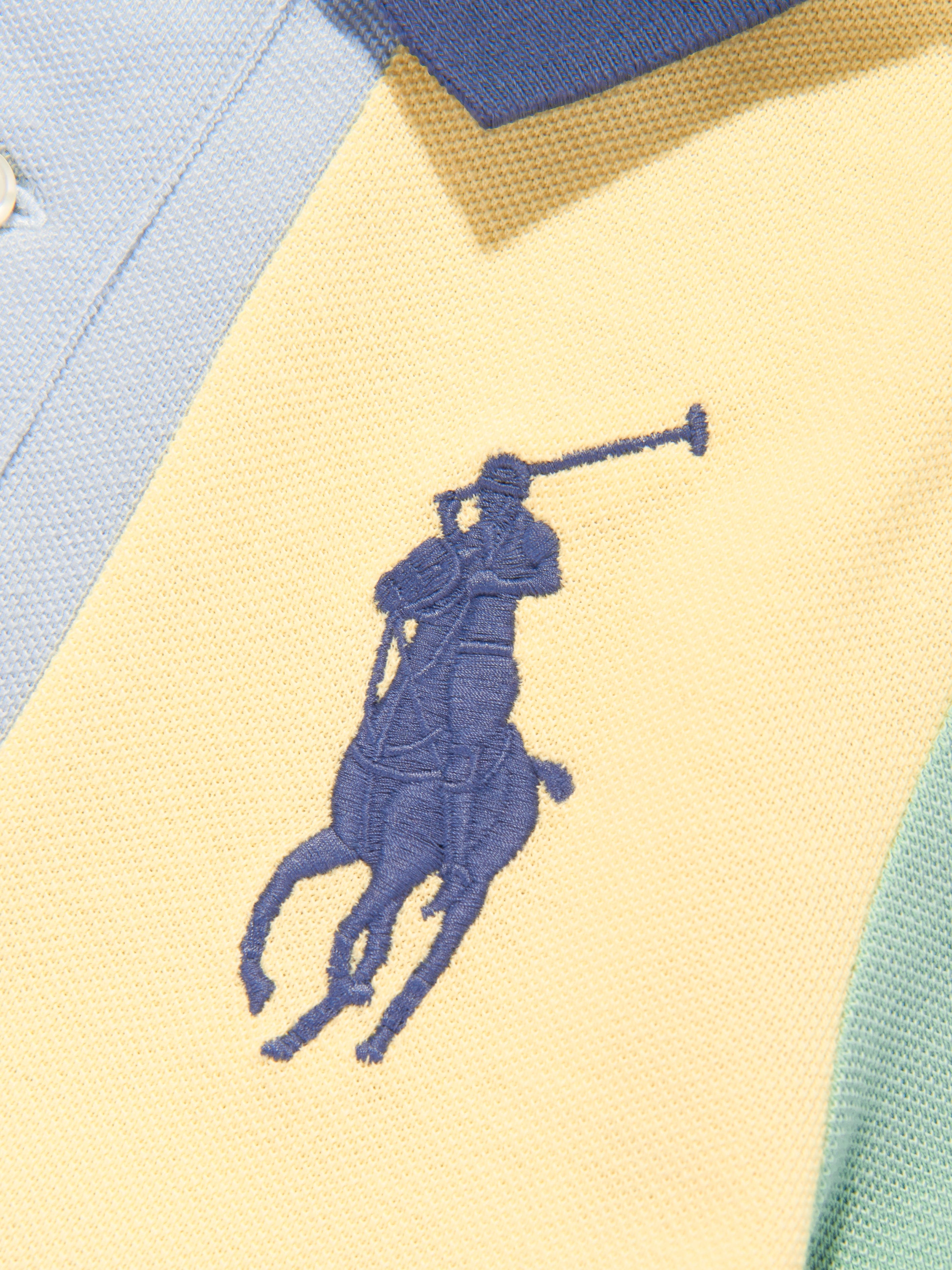 Ralph Lauren Boys Colourblock Polo Shirt in Multicolour