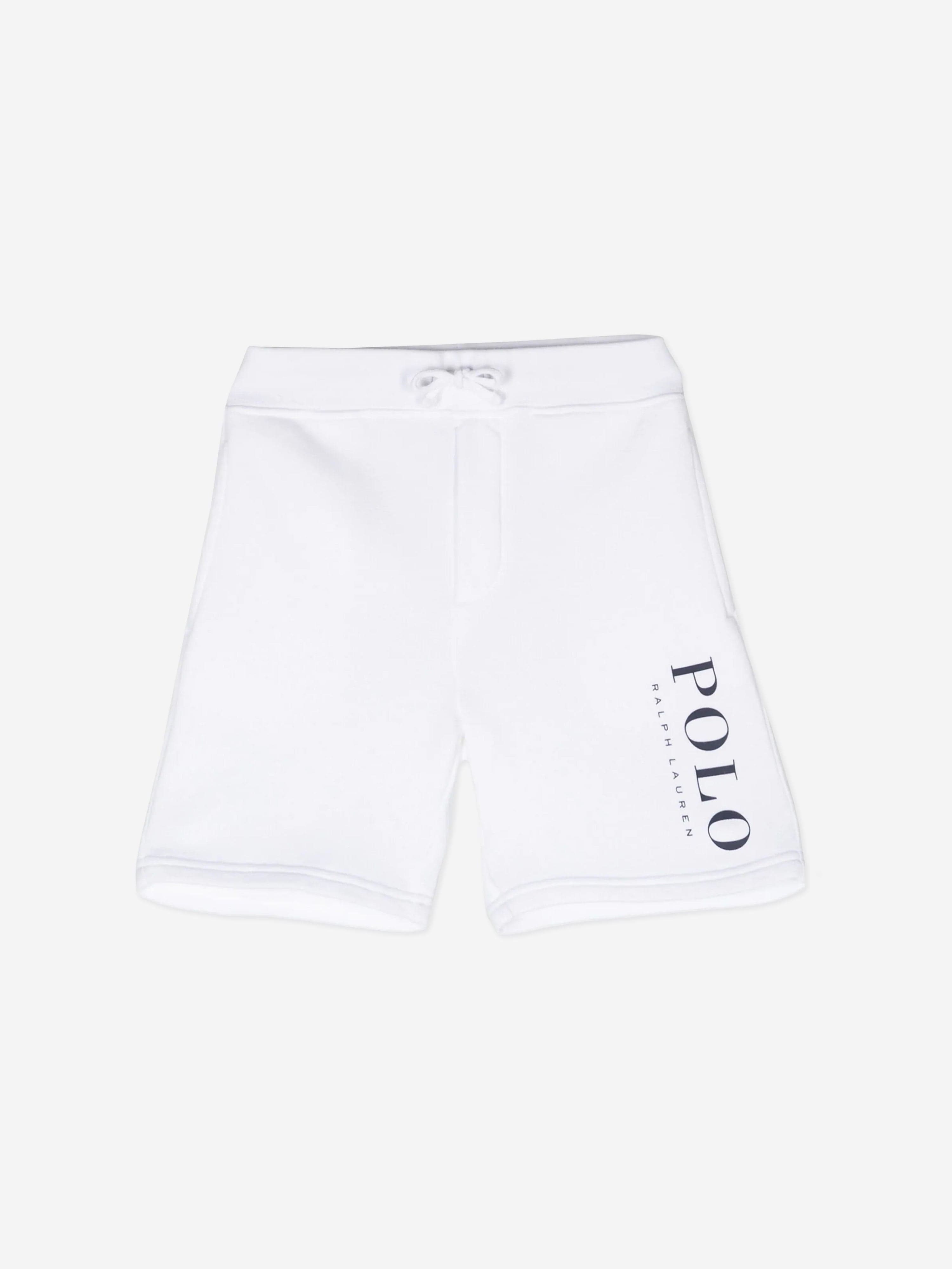 Ralph Lauren Boys Polo Shorts in White