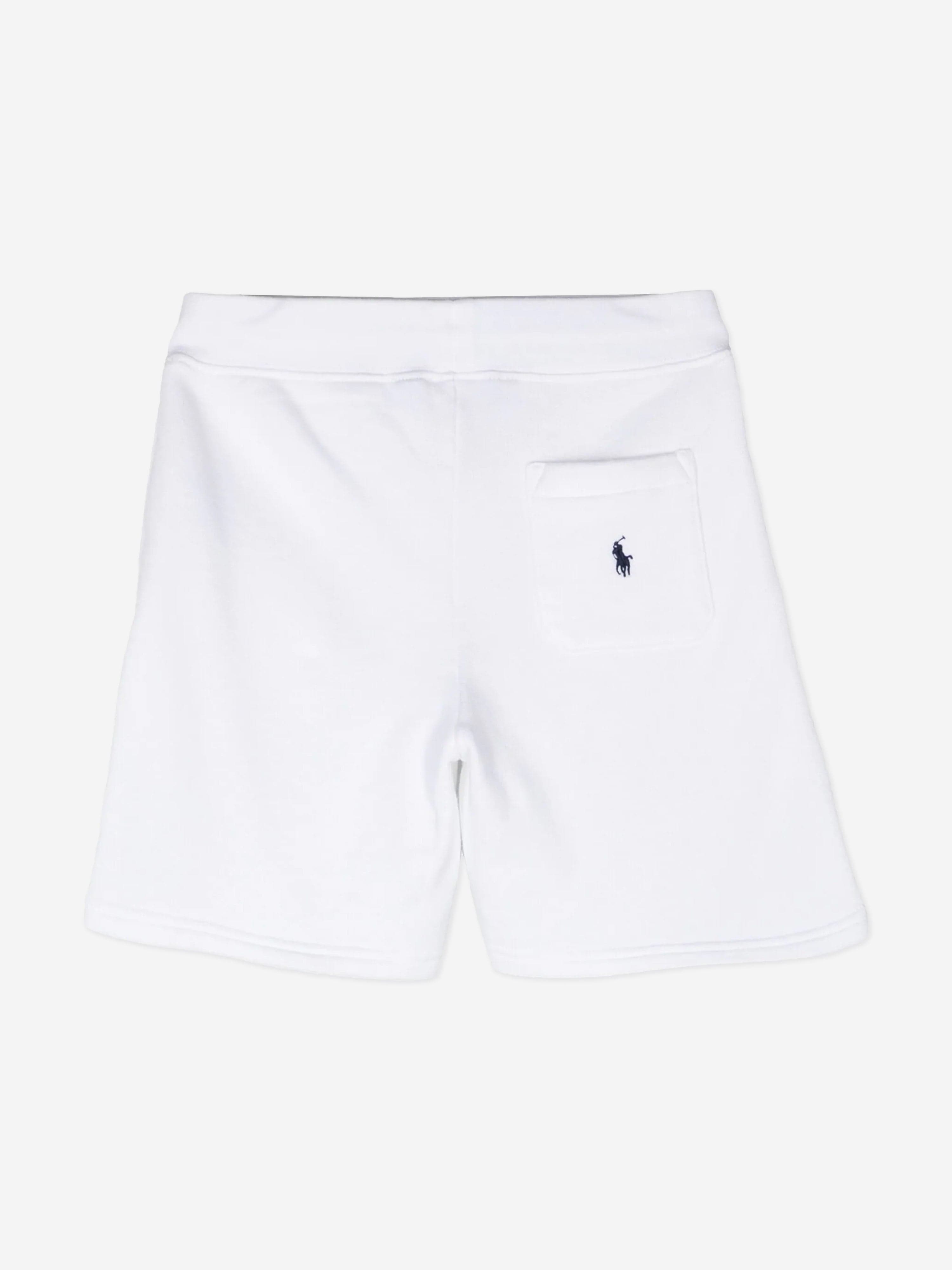 Ralph Lauren Boys Polo Shorts in White