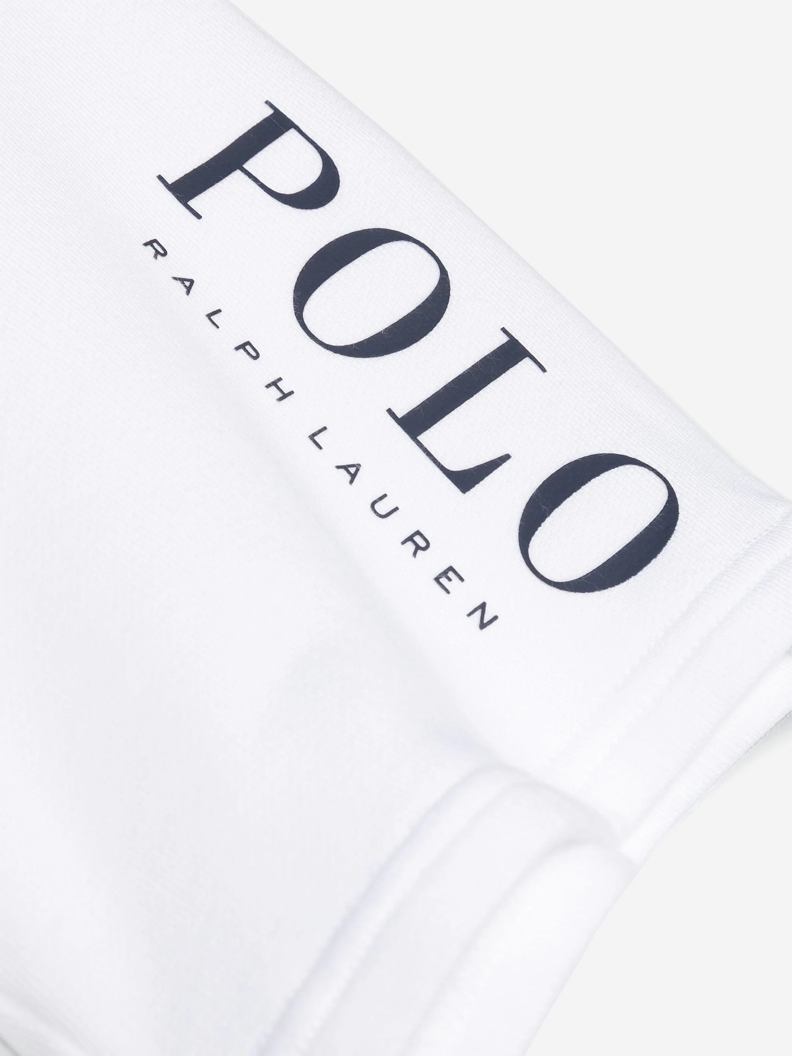 Ralph Lauren Boys Polo Shorts in White