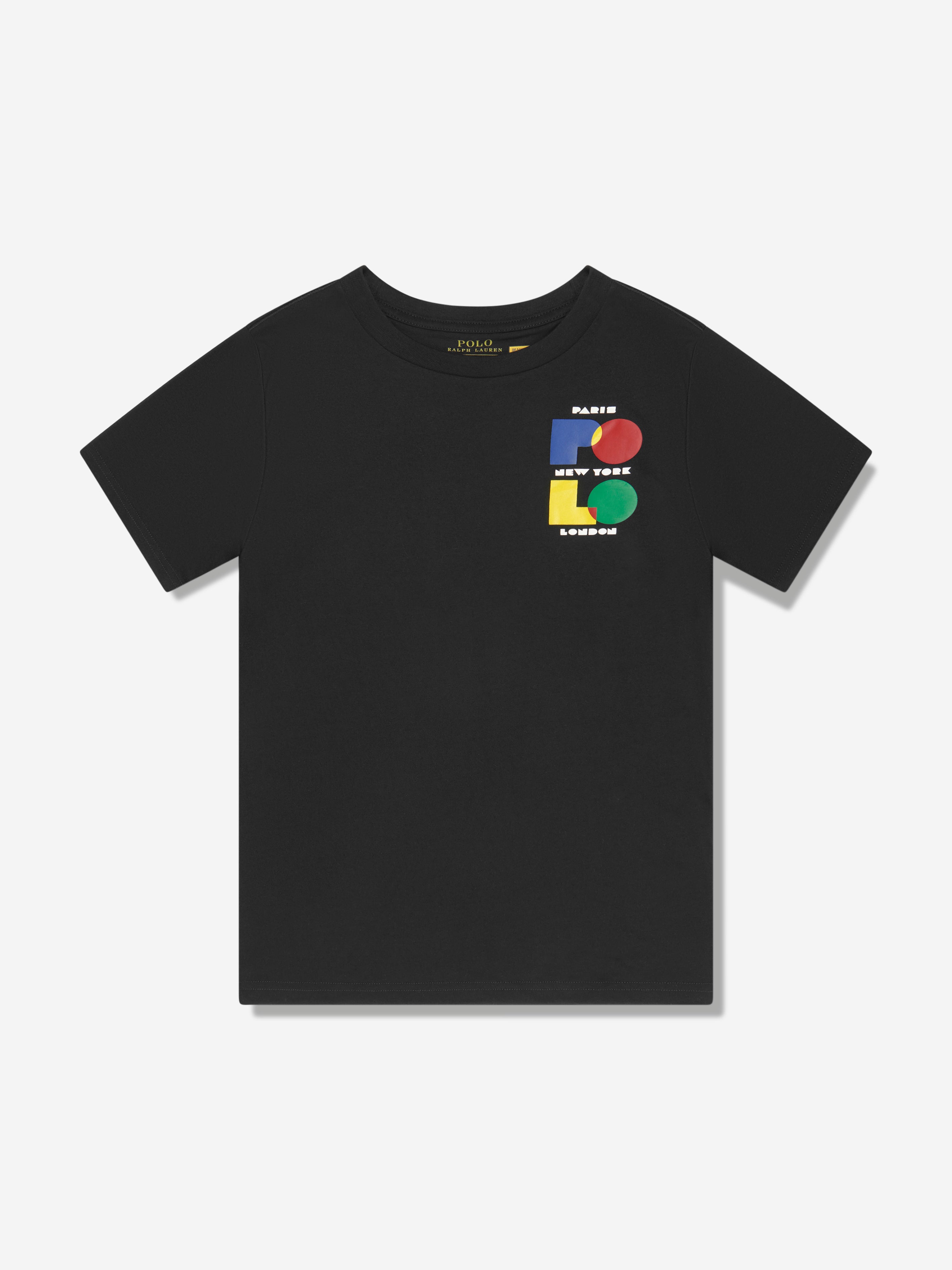 Ralph Lauren Boys Logo T-Shirt in Black