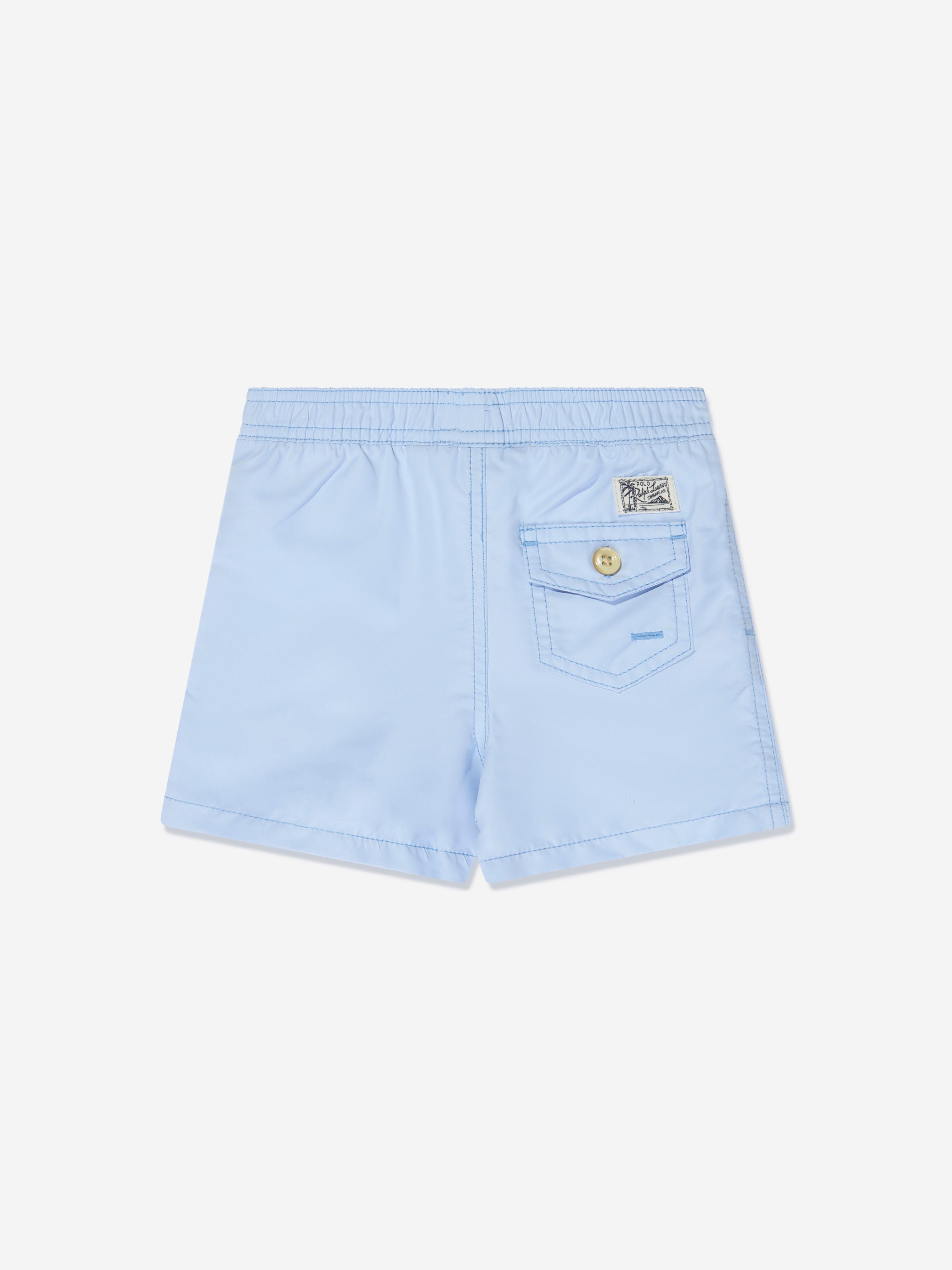 Ralph Lauren Boys Logo Swim Shorts in Blue