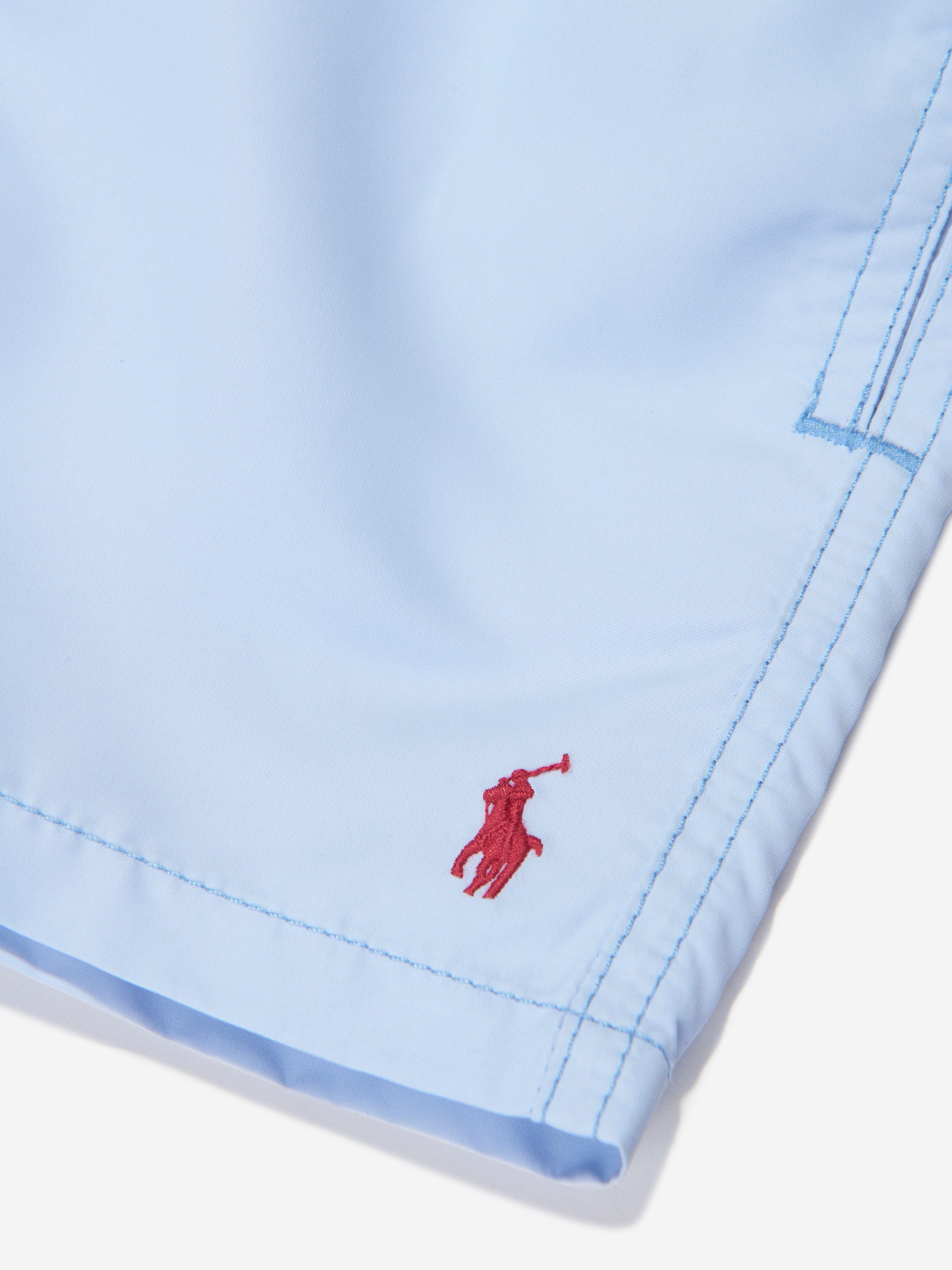 Ralph Lauren Boys Logo Swim Shorts in Blue