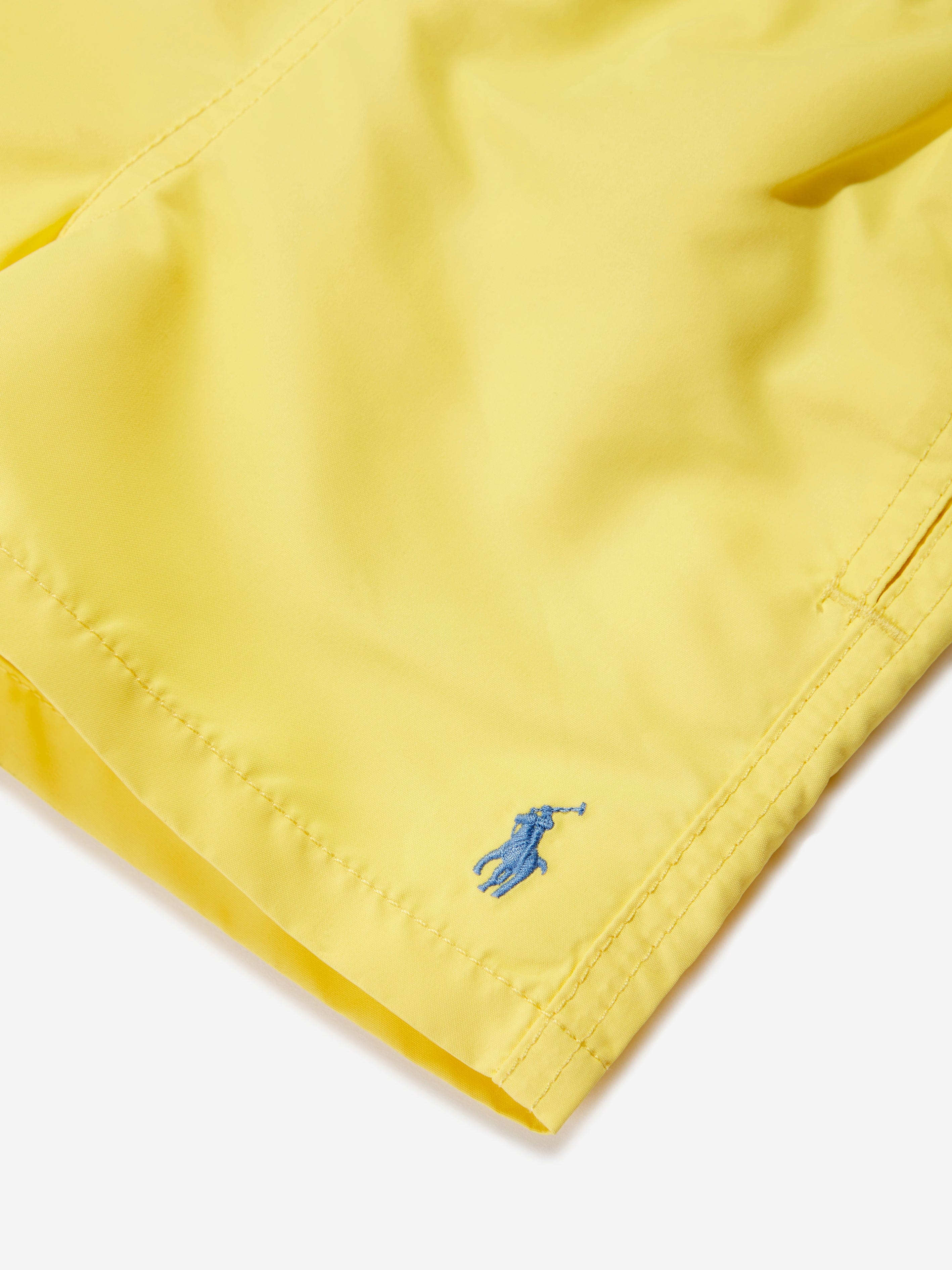 Ralph Lauren Boys Logo Swim Shorts in Yellow