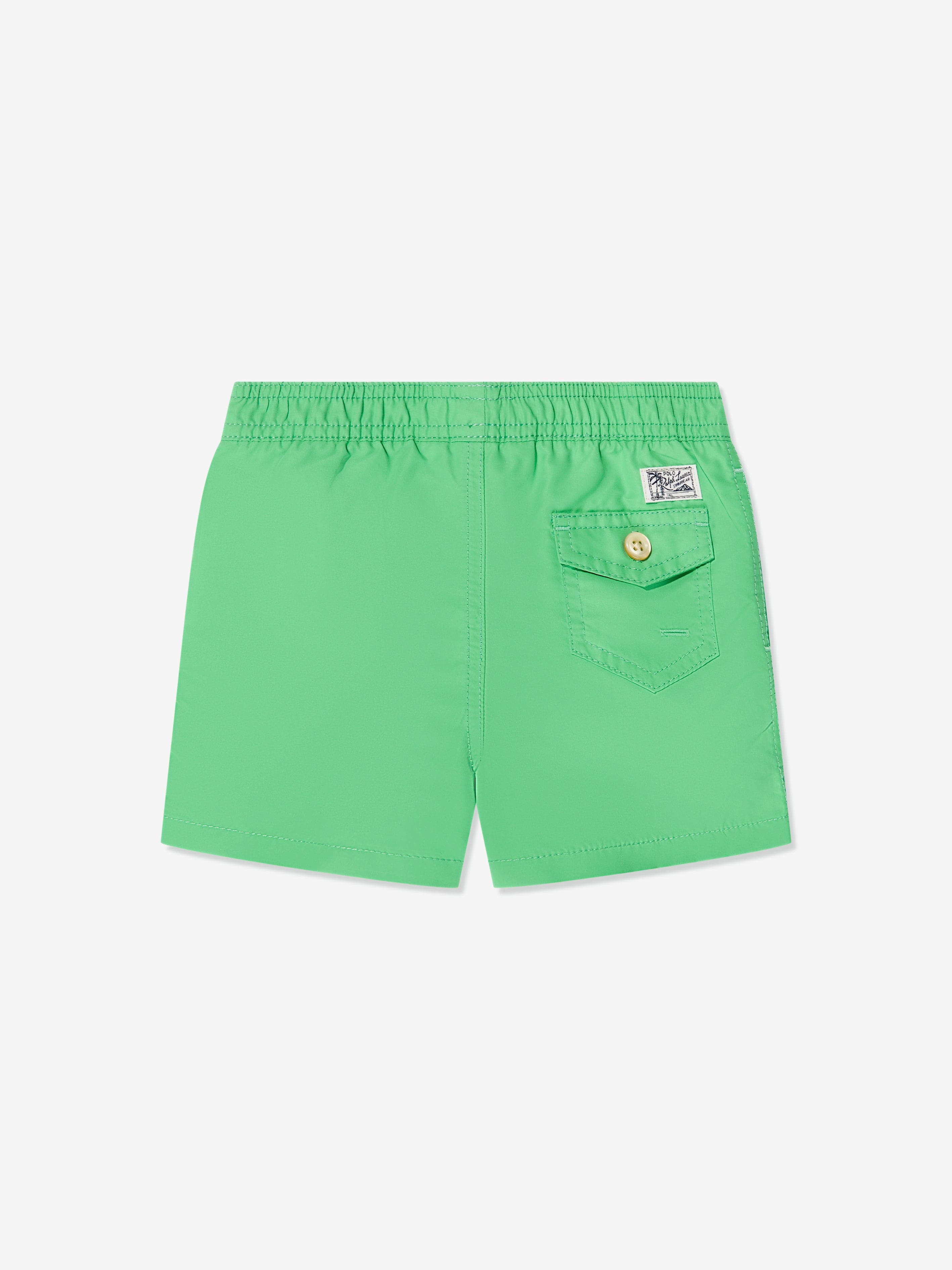 Ralph Lauren Boys Logo Swim Shorts in Green