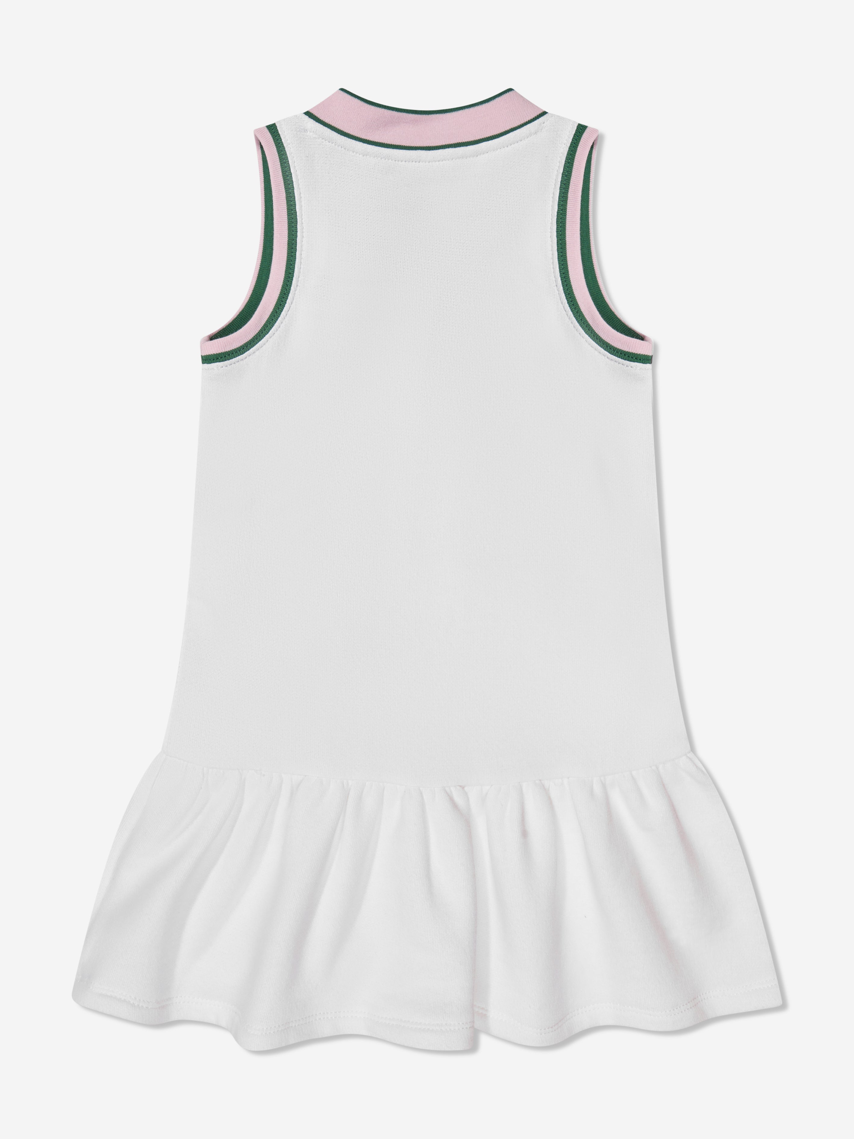 Ralph Lauren Girls Sleeveless Day Dress in White