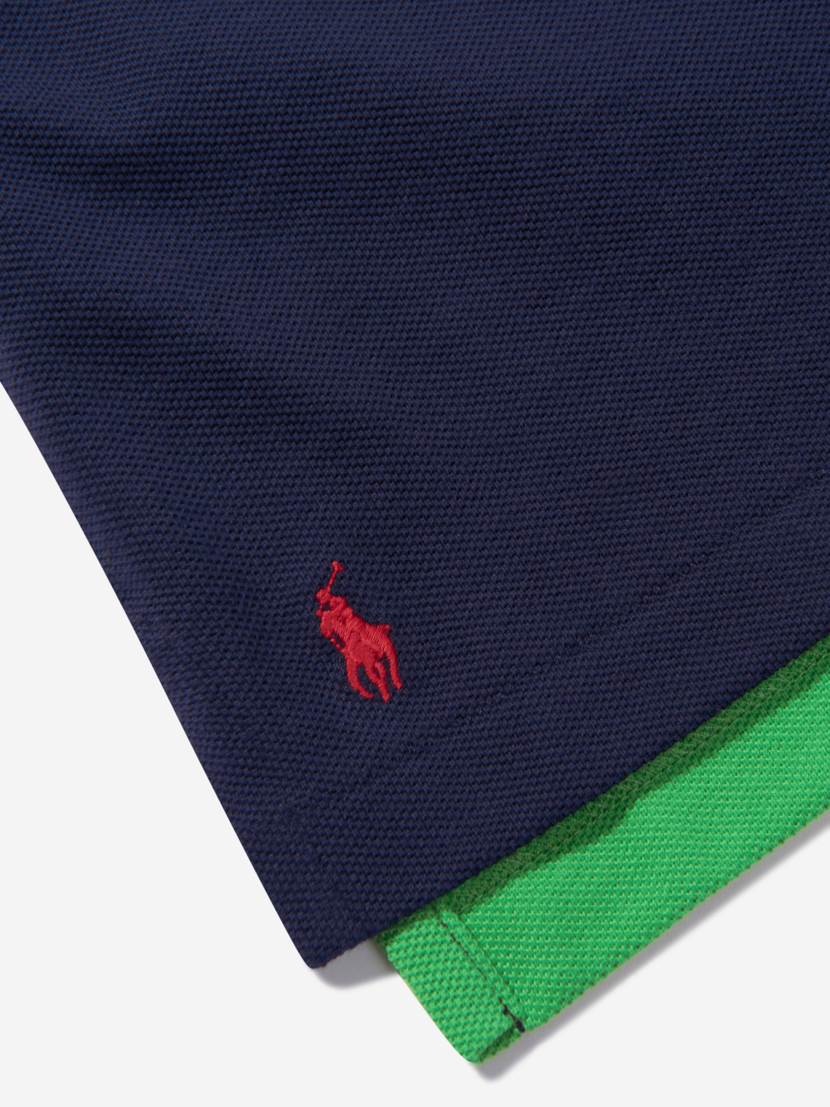 Ralph Lauren Boys Logo Polo Shirt in Navy