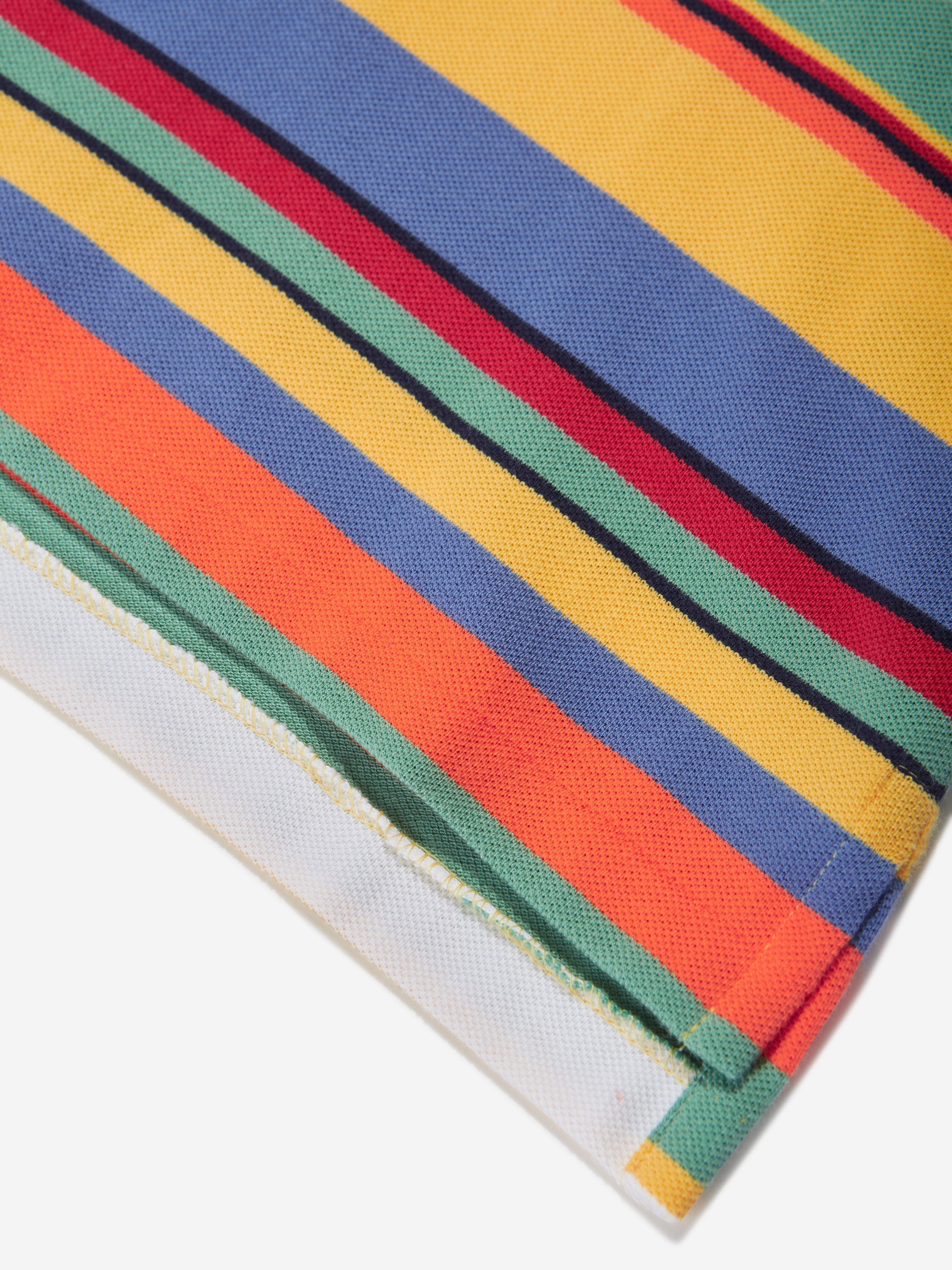 Ralph Lauren Boys Striped Polo Shirt in Multicolour