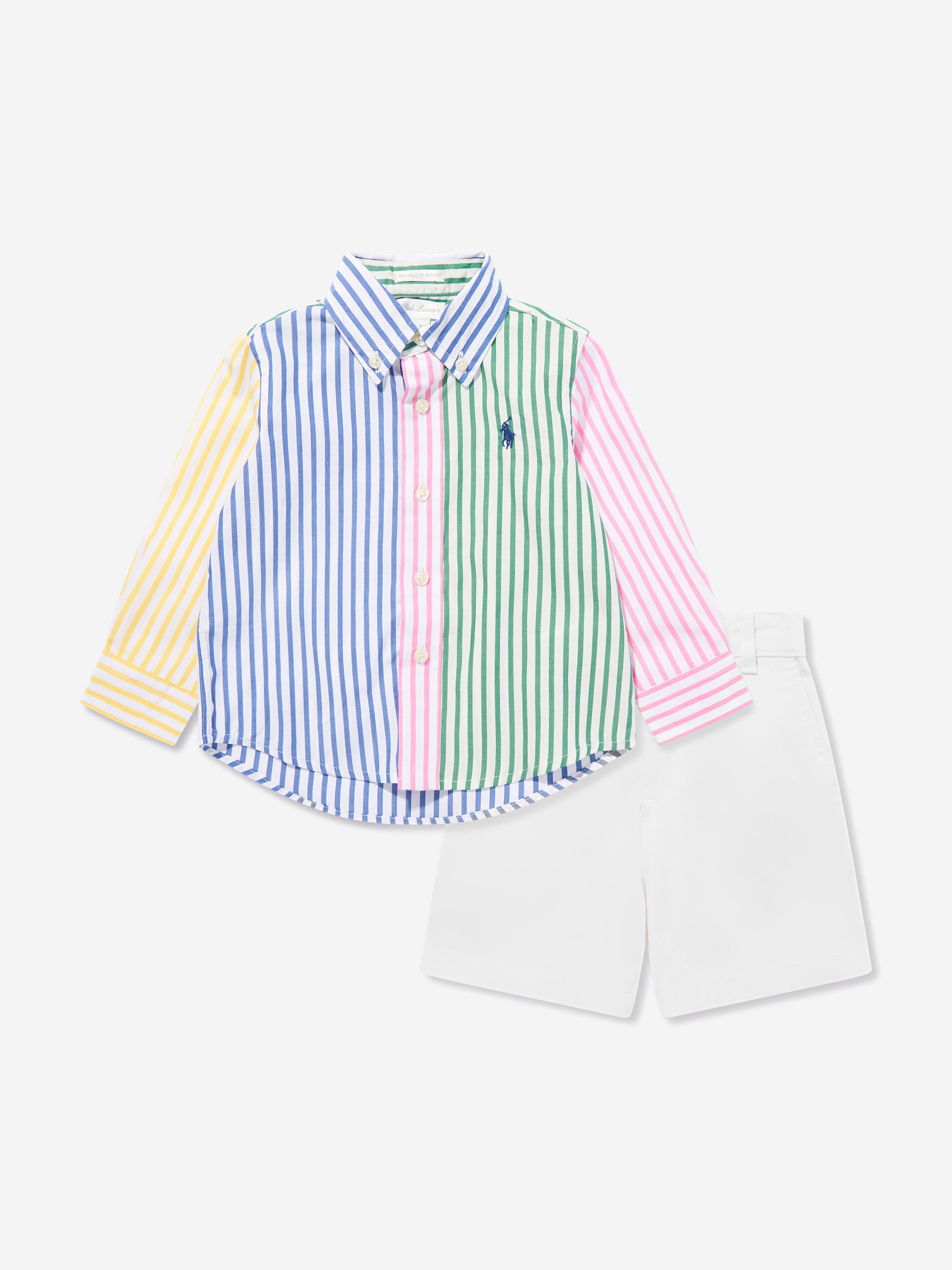 Ralph Lauren Baby Boys Polo Golf Short Set in Multicolour