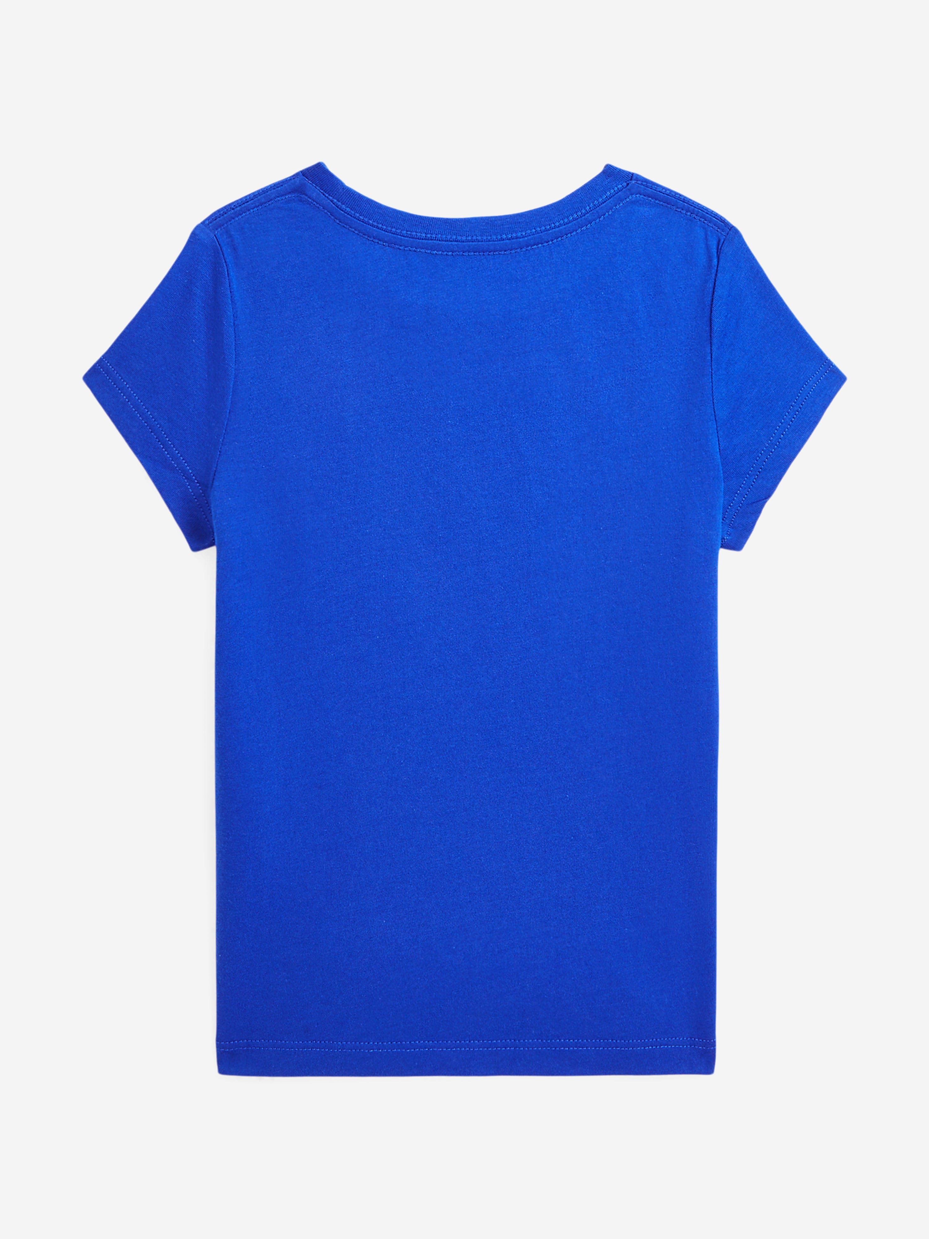 Girls Logo T-Shirt in Blue