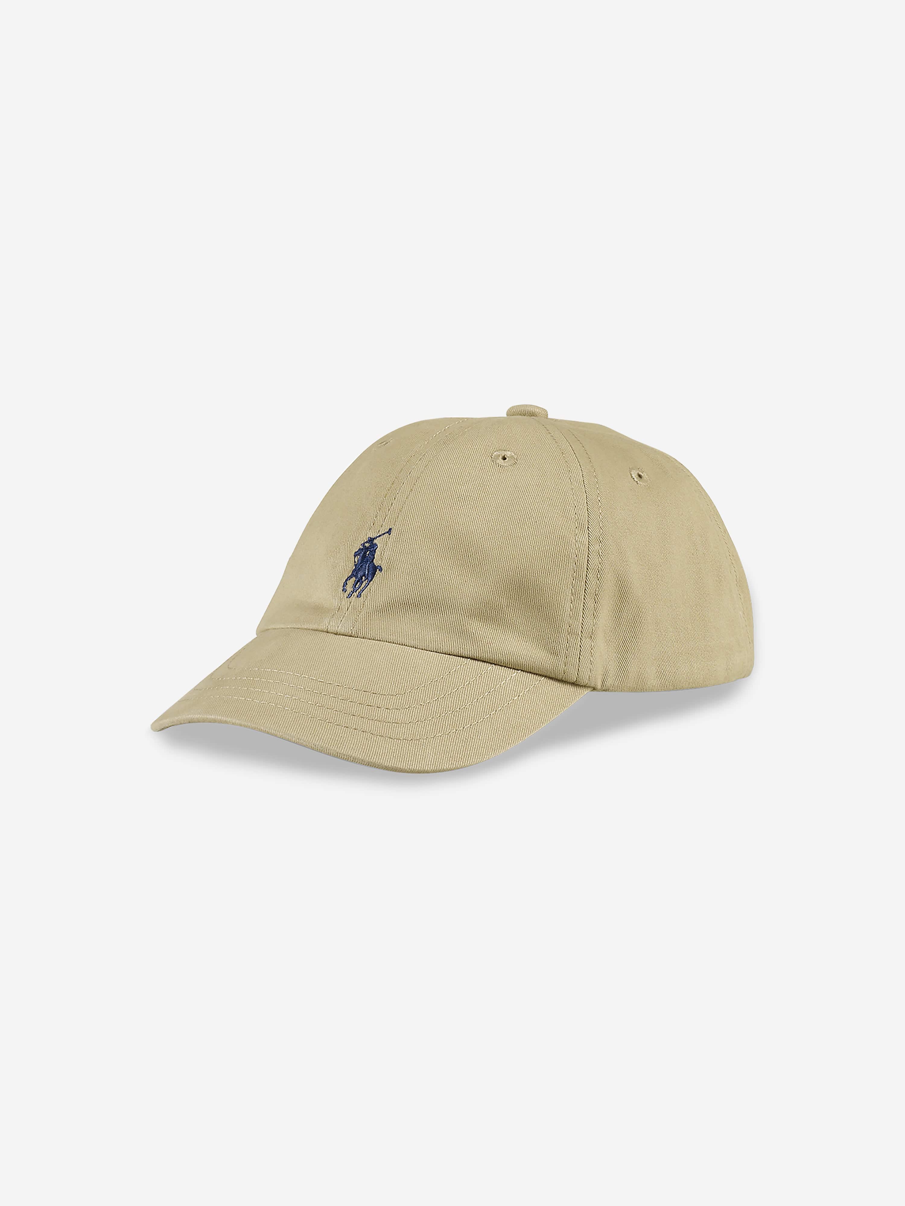 Ralph Lauren Baby Boys Classic Cap in Beige