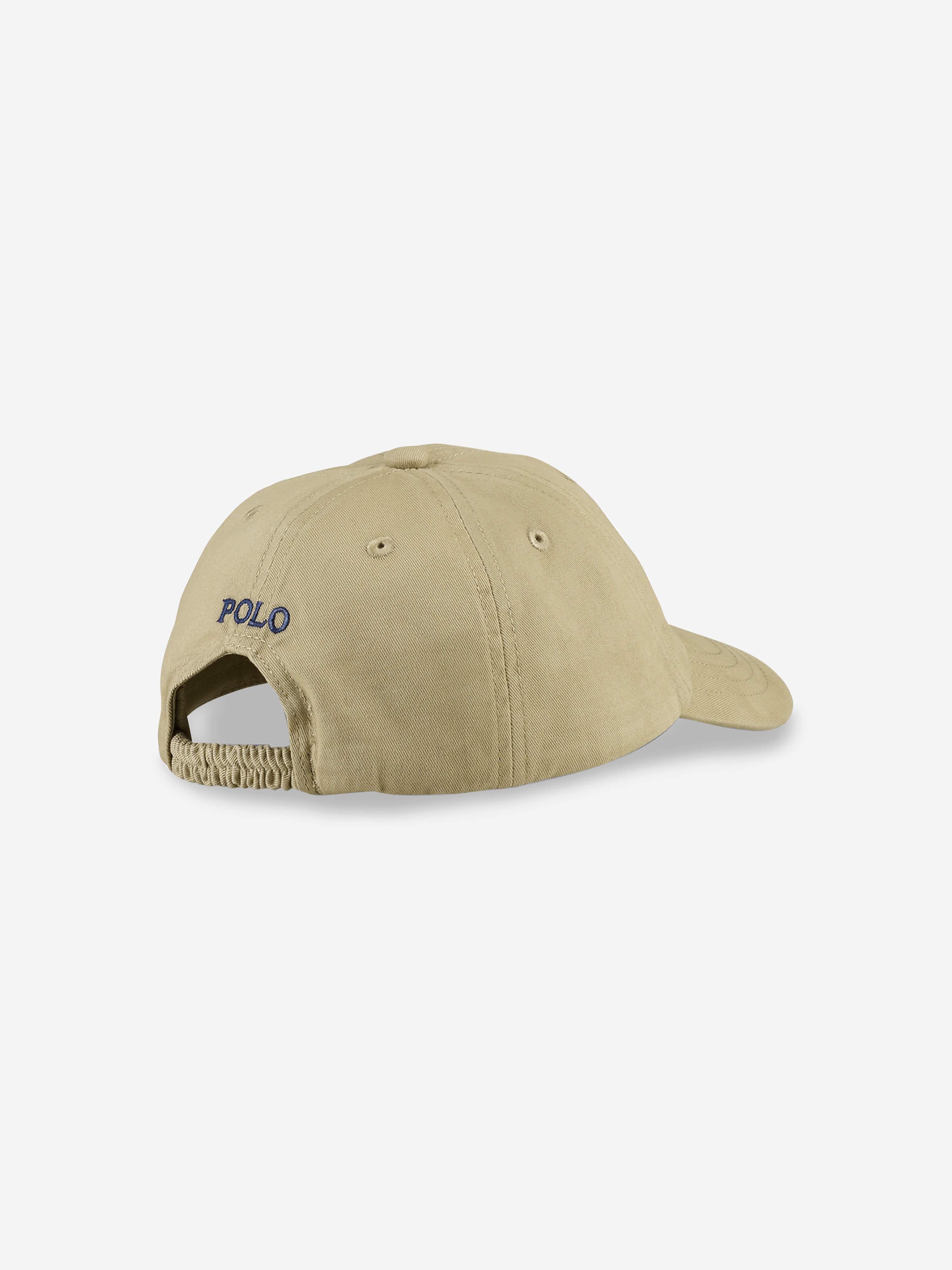Ralph Lauren Baby Boys Classic Cap in Beige