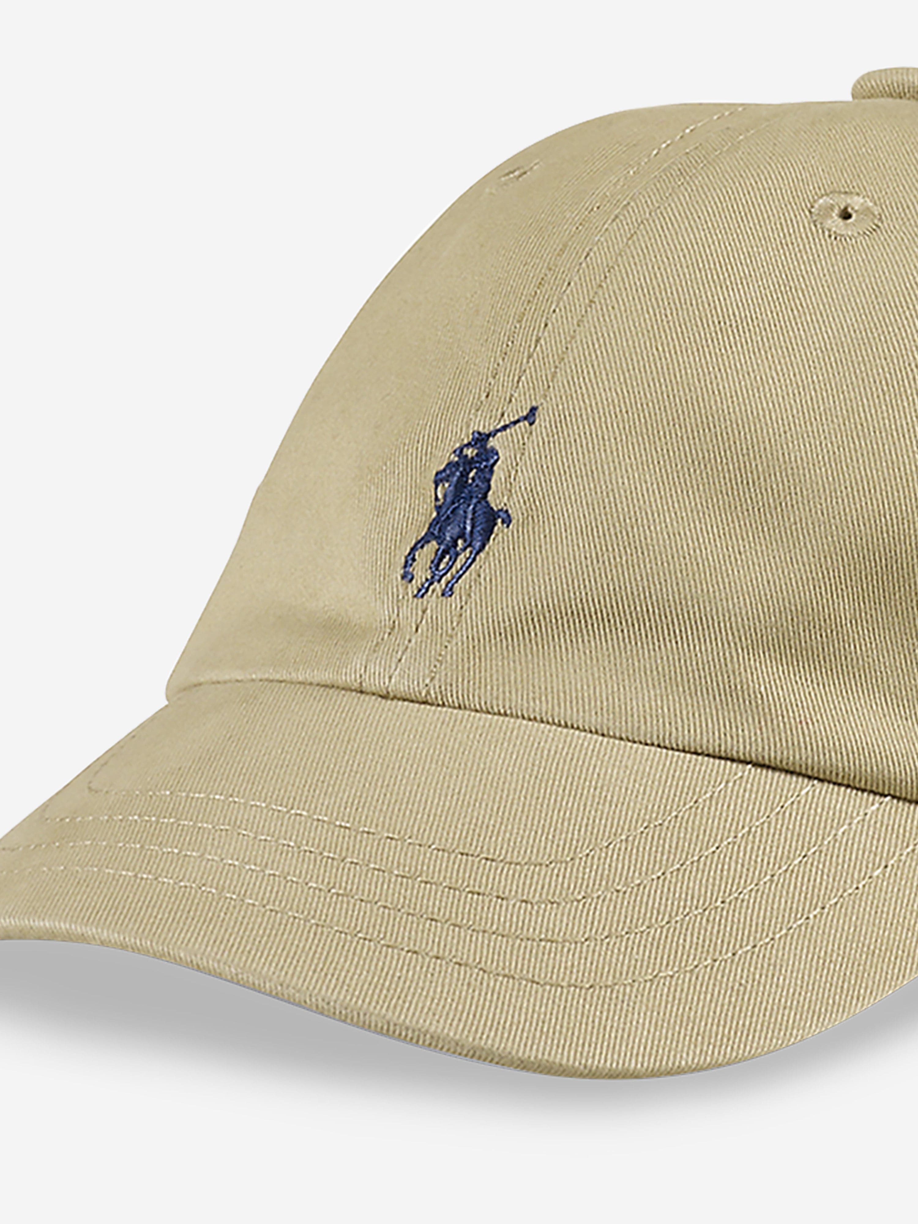 Ralph Lauren Baby Boys Classic Cap in Beige