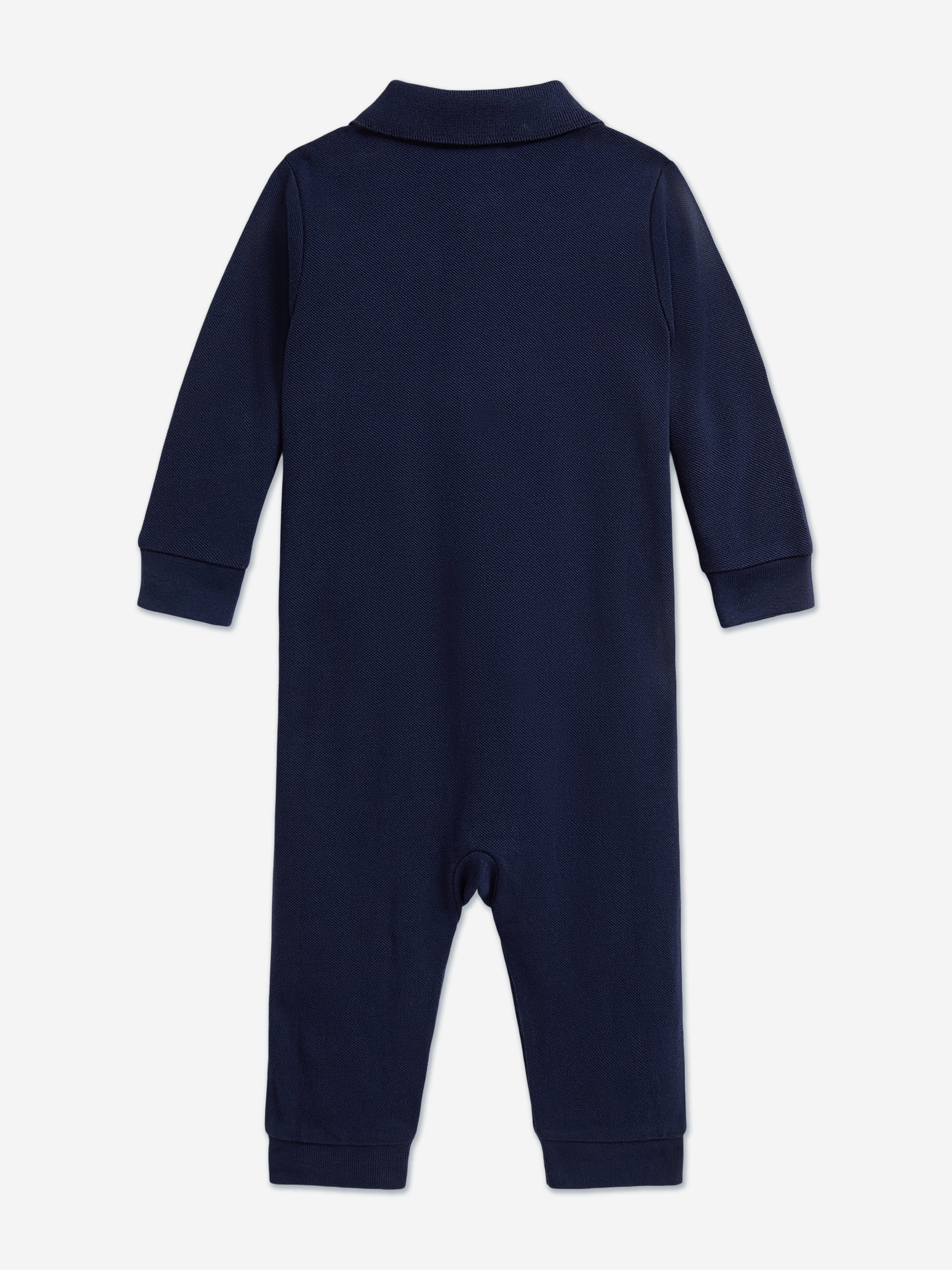 Ralph Lauren Baby Boys Polo Romper in Navy