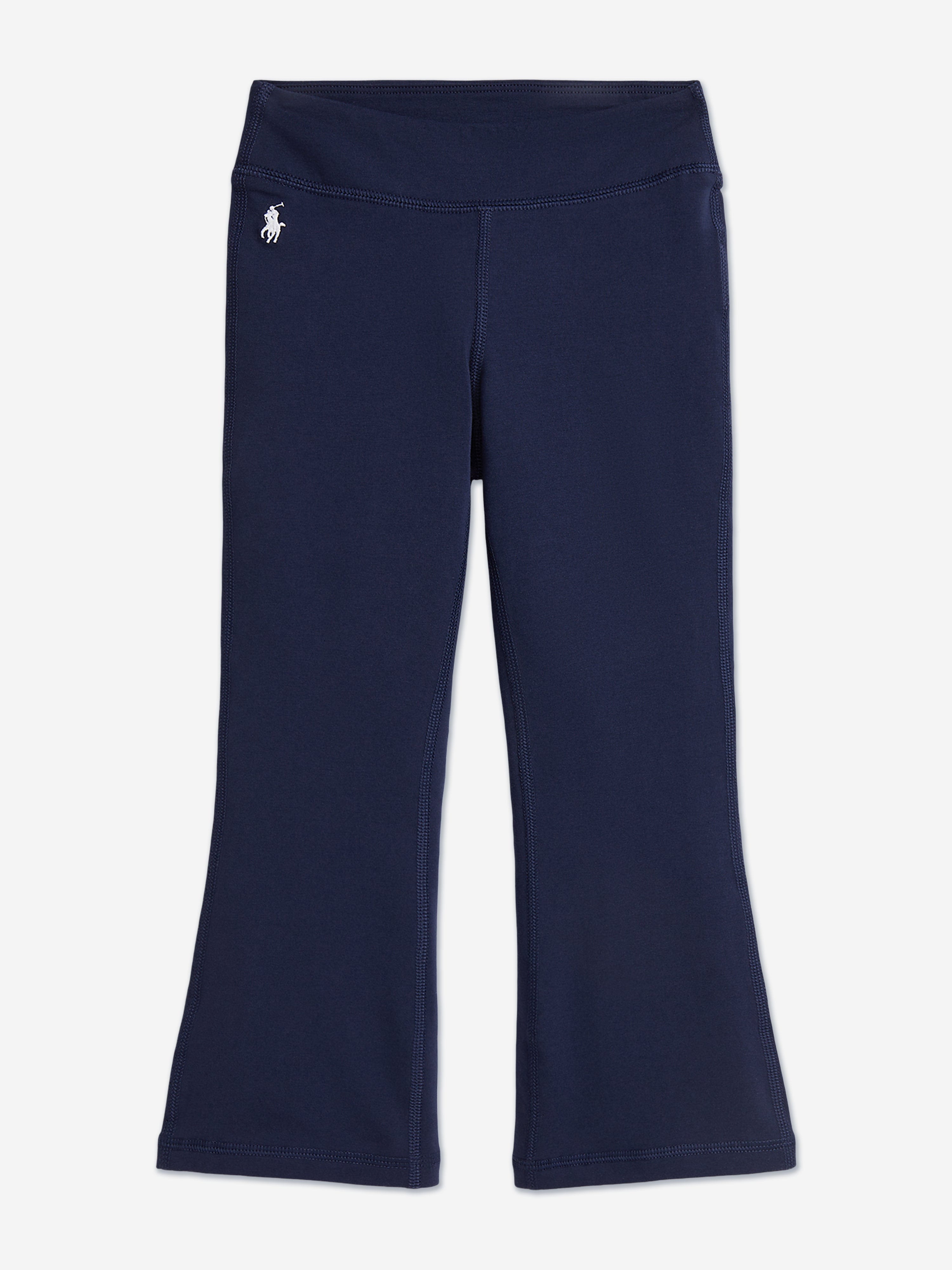 Ralph Lauren Girls Flared Leggings in Navy