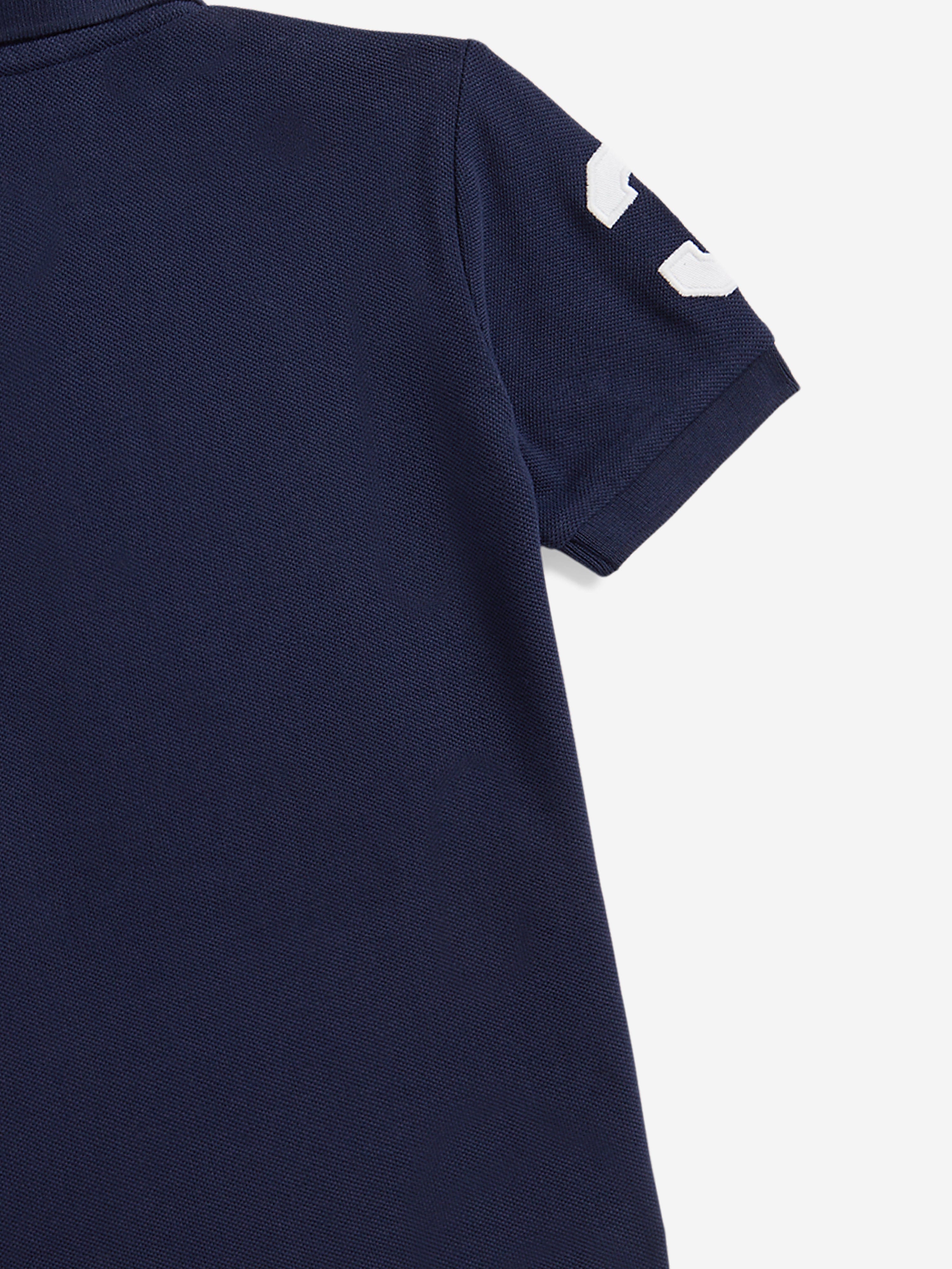 Ralph Lauren Boys Triple Pony Polo Shirt in Navy