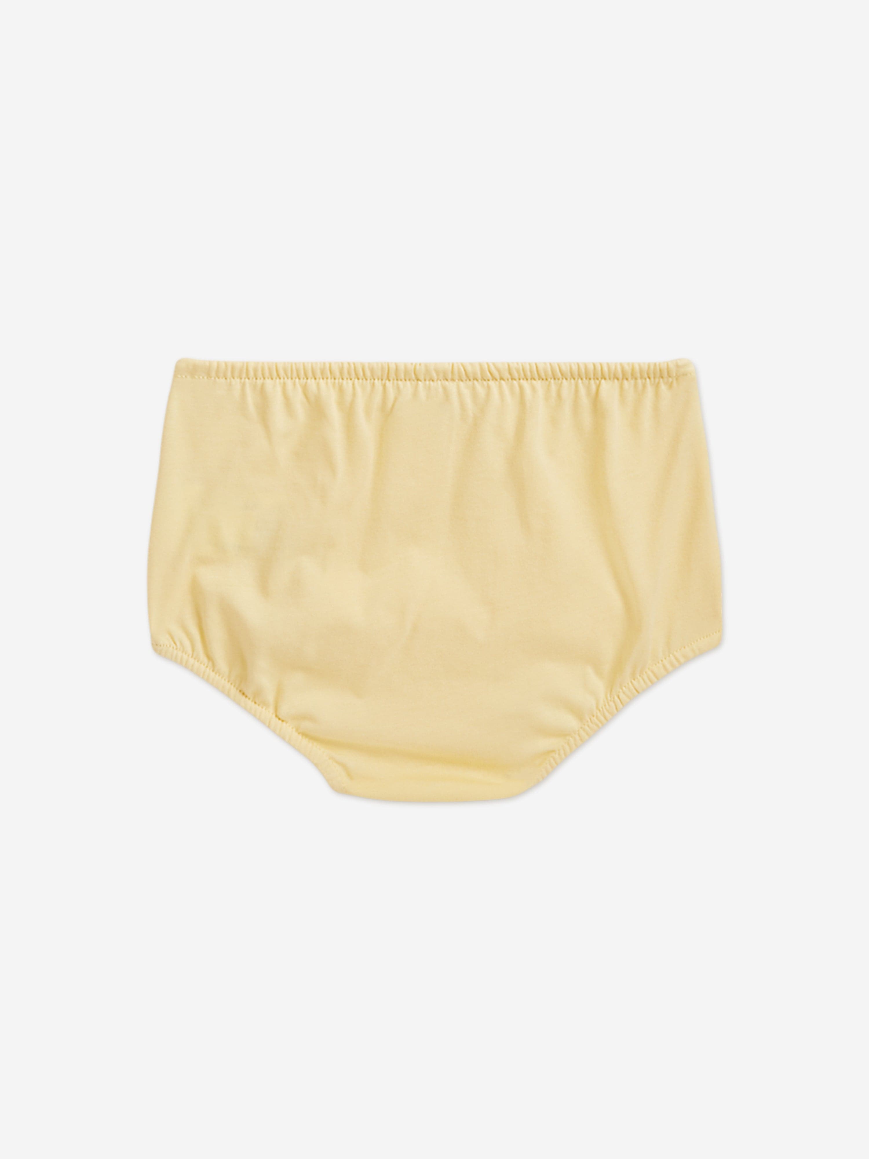 Ralph Lauren Baby Girls Polo Bear Jersey Dress in Yellow