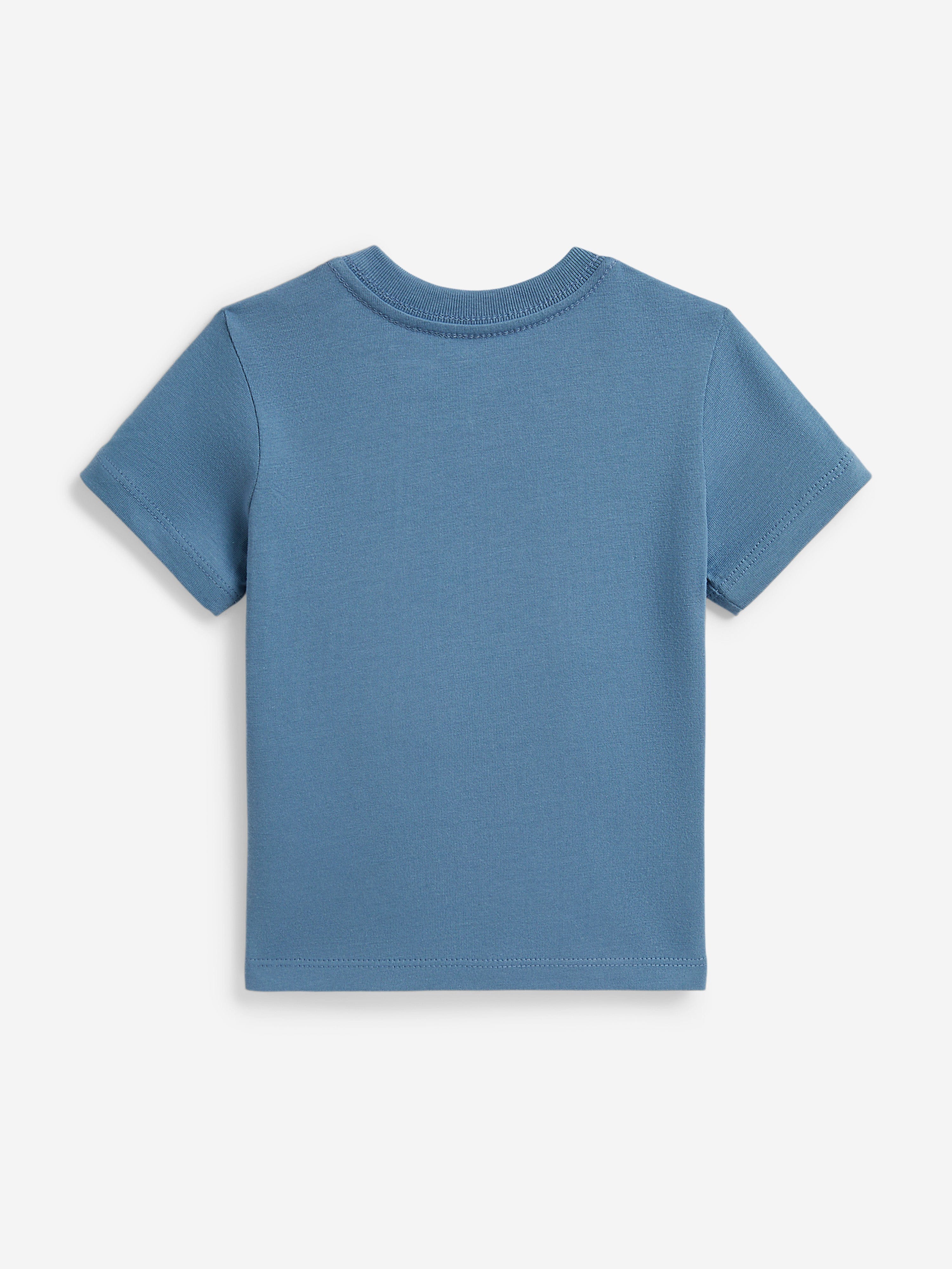Ralph Lauren Baby Boys Polo Bear Graphic Print T-Shirt in Blue