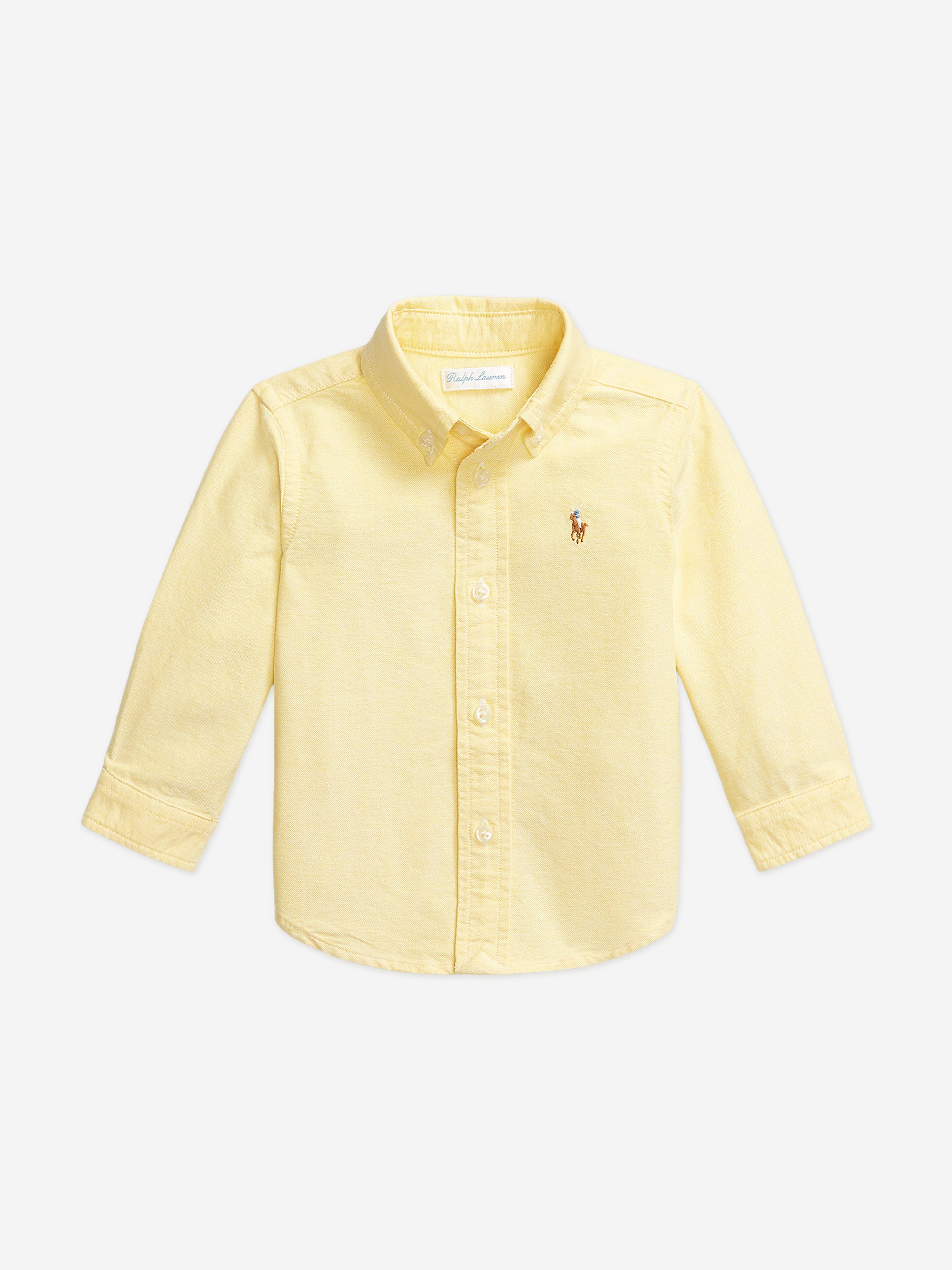Ralph Lauren Baby Boys Classic Oxford Shirt in Yellow