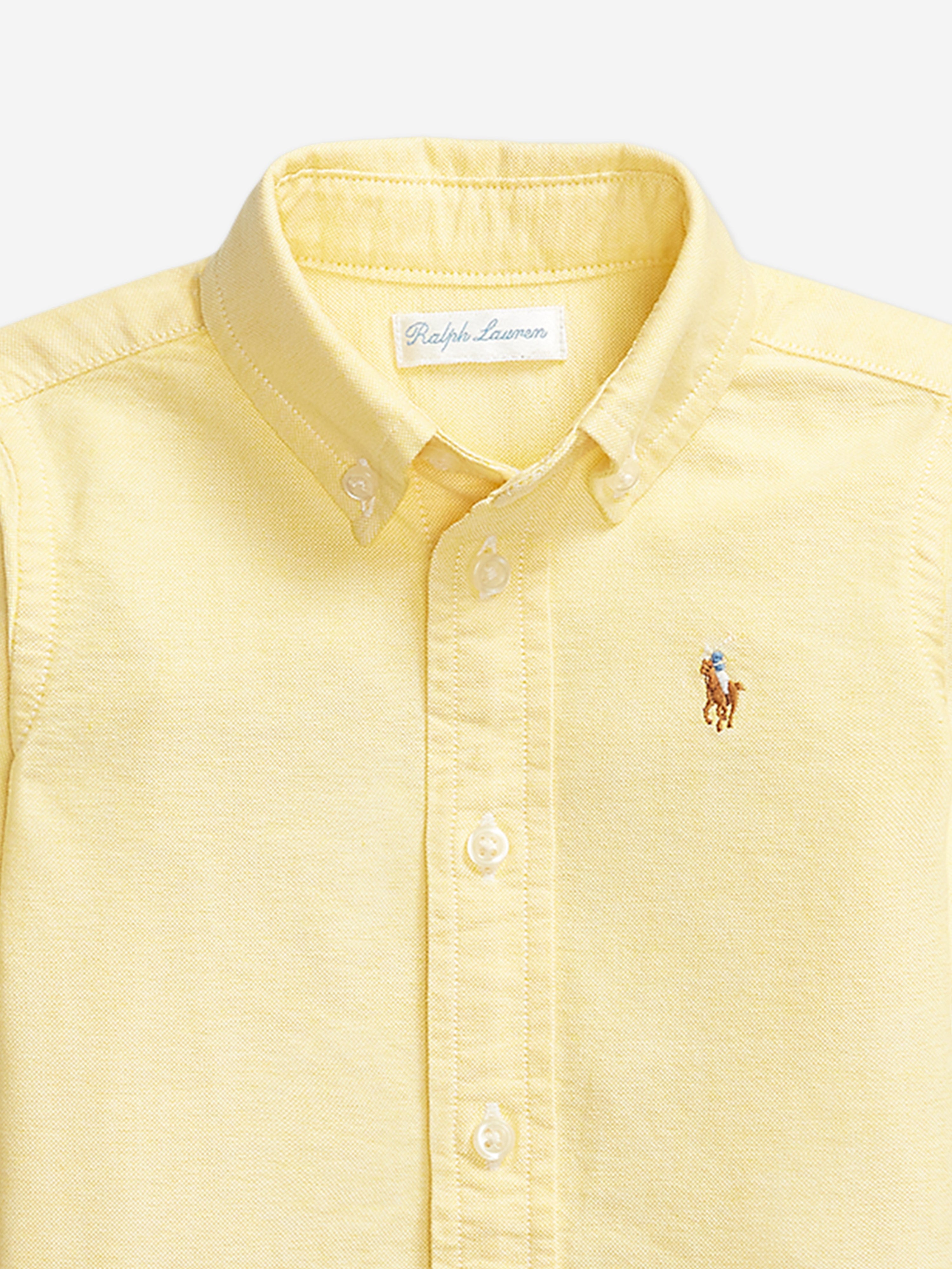 Ralph Lauren Baby Boys Classic Oxford Shirt in Yellow