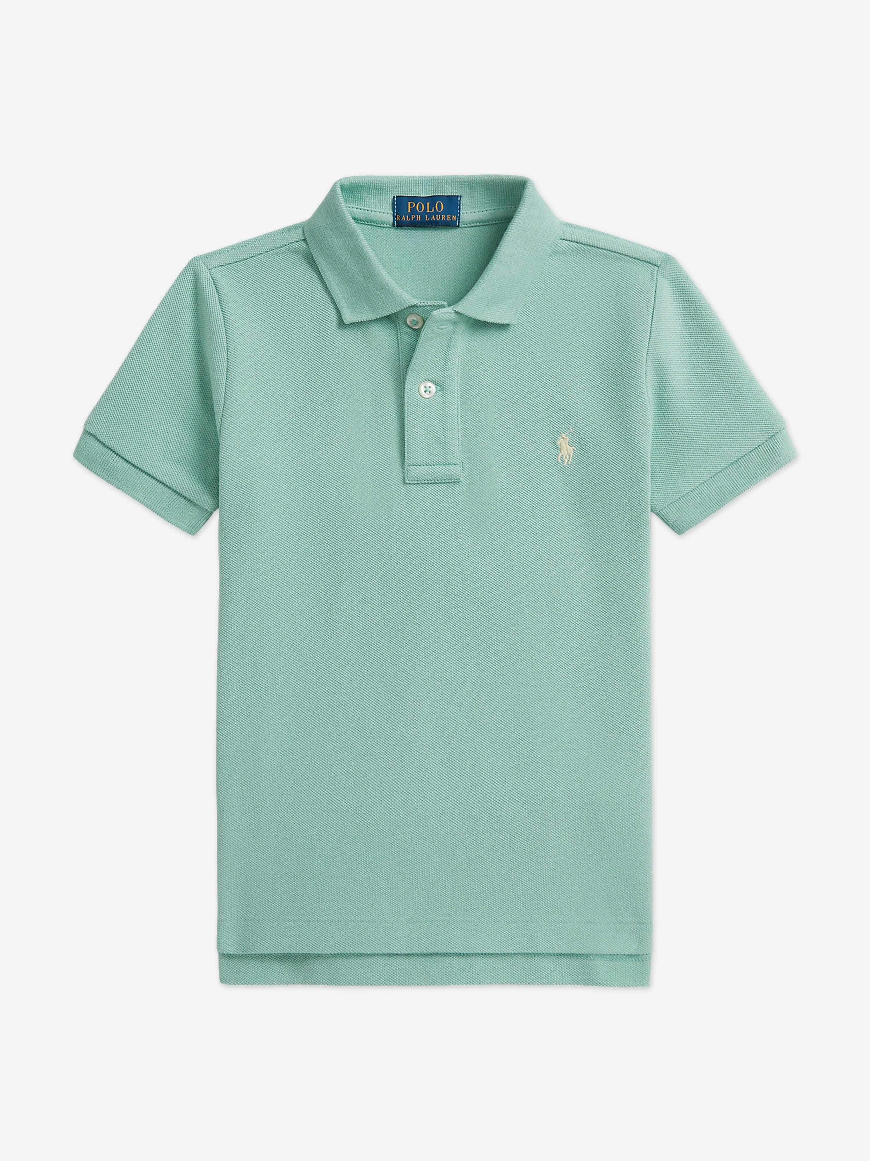 Ralph Lauren Boys Logo Polo Shirt in Green