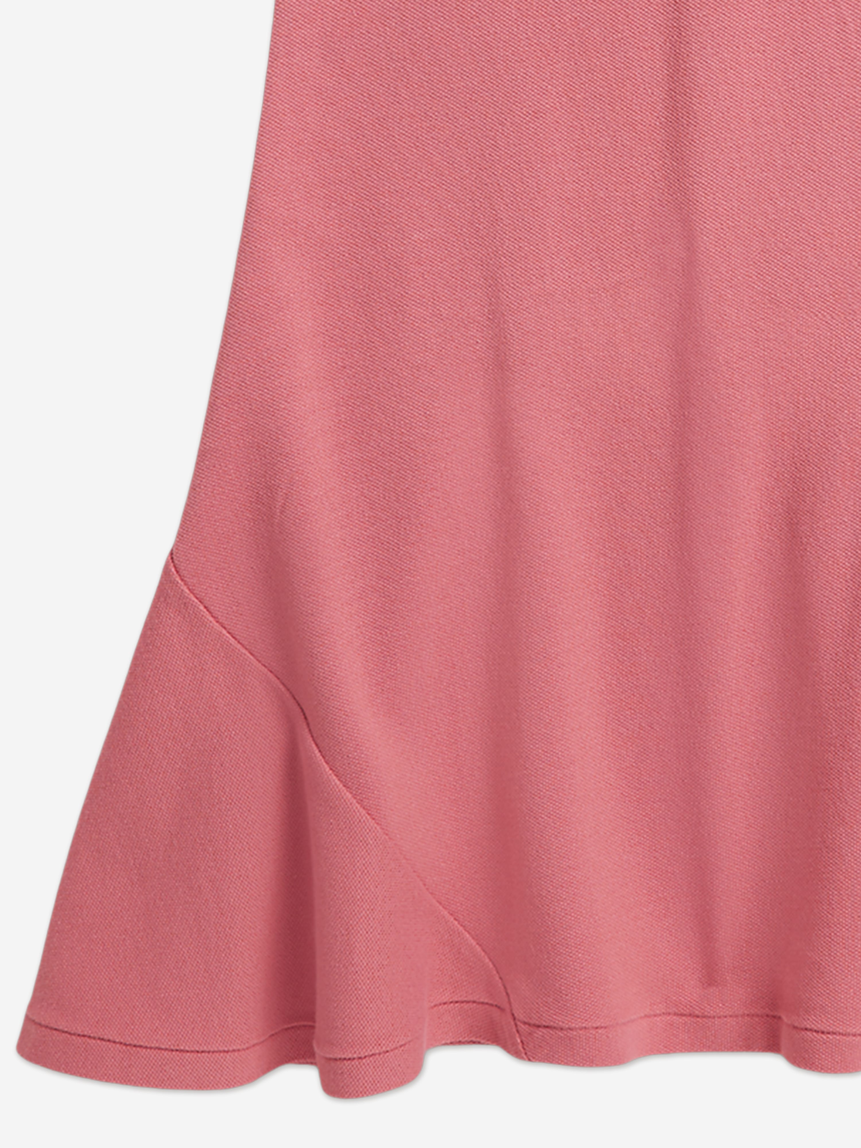 Ralph Lauren Girls Polo Waist Dress in Pink