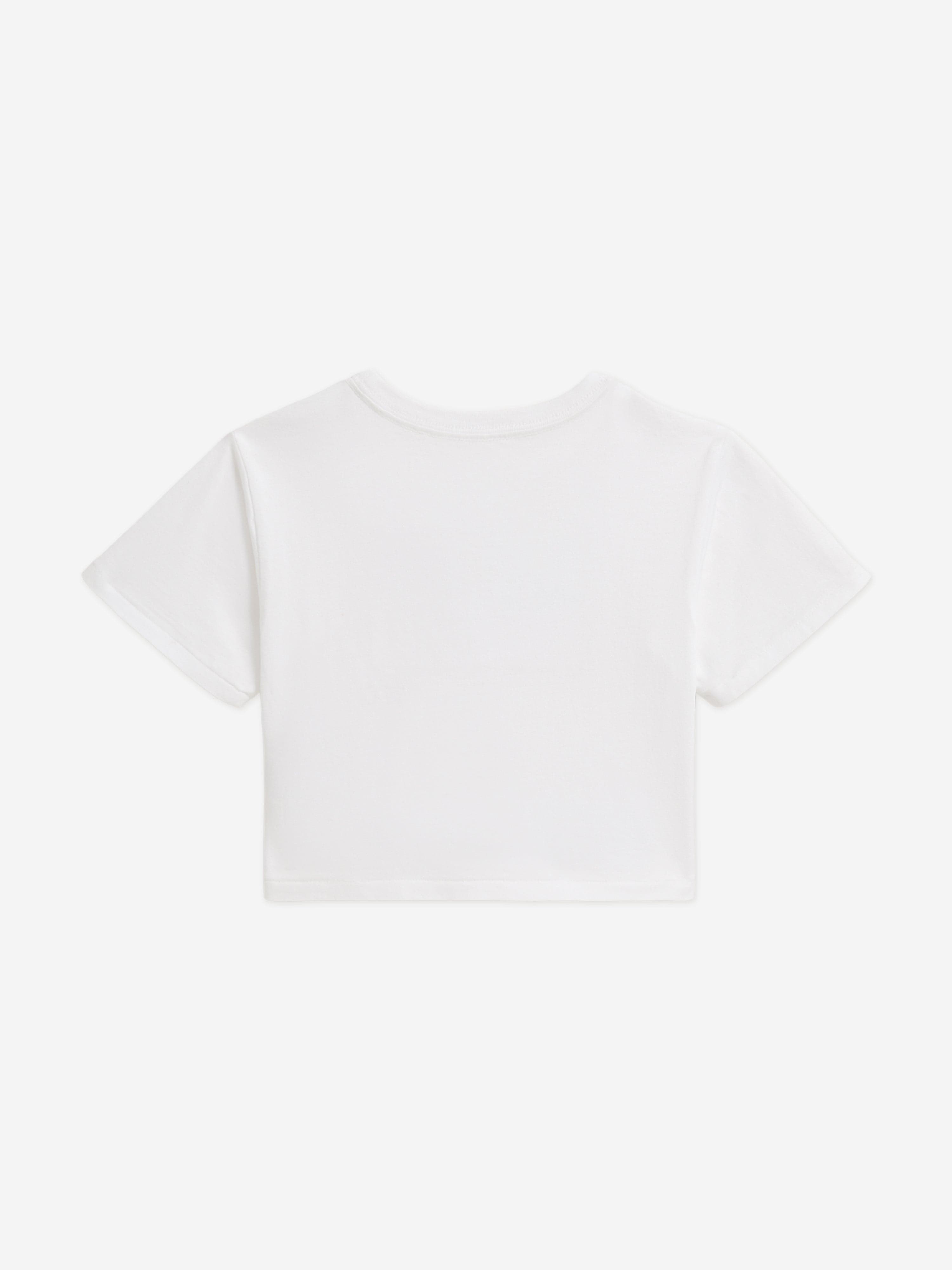 Ralph Lauren Girls Flag Jersey T-Shirt in White