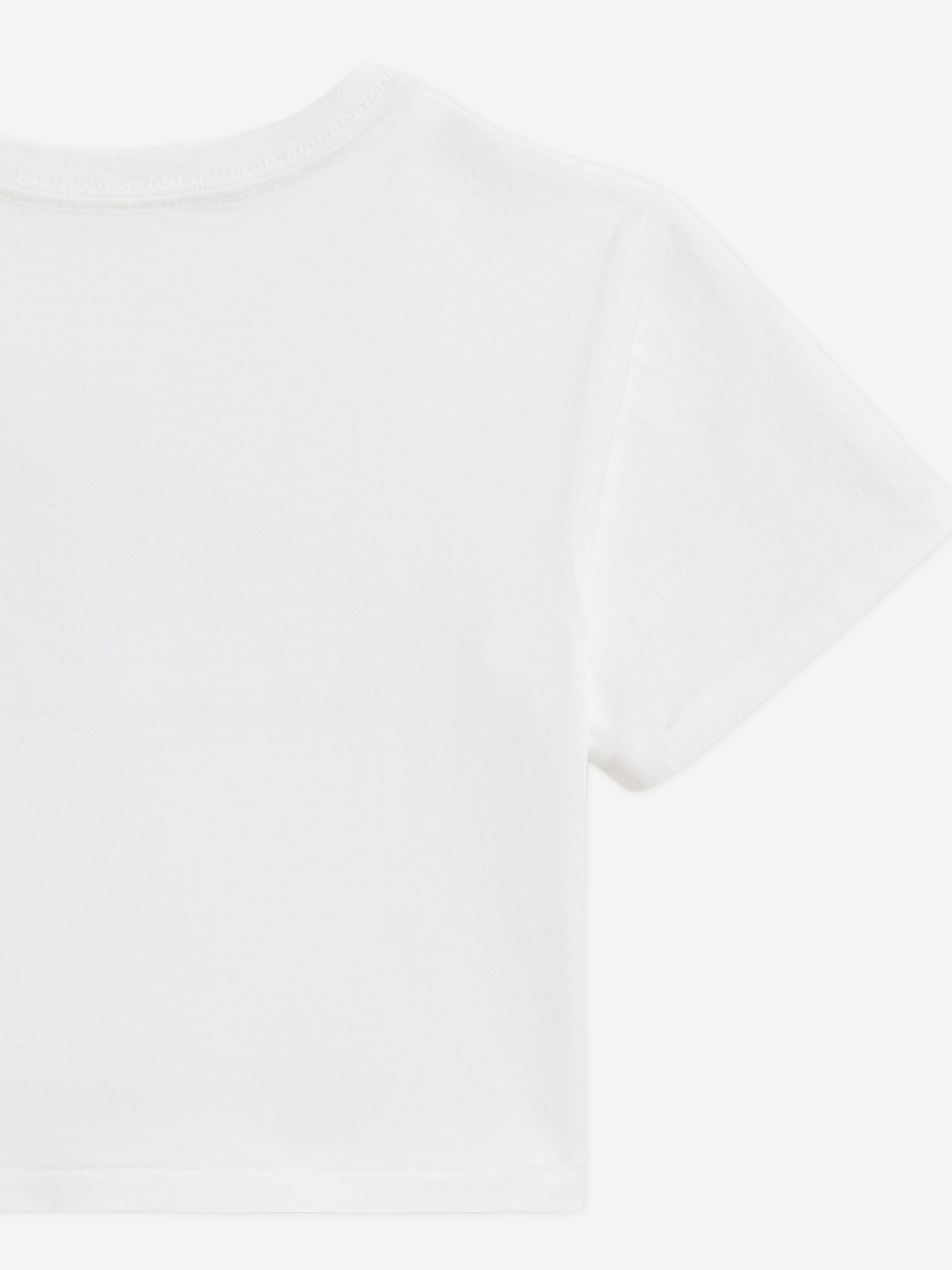 Ralph Lauren Girls Flag Jersey T-Shirt in White