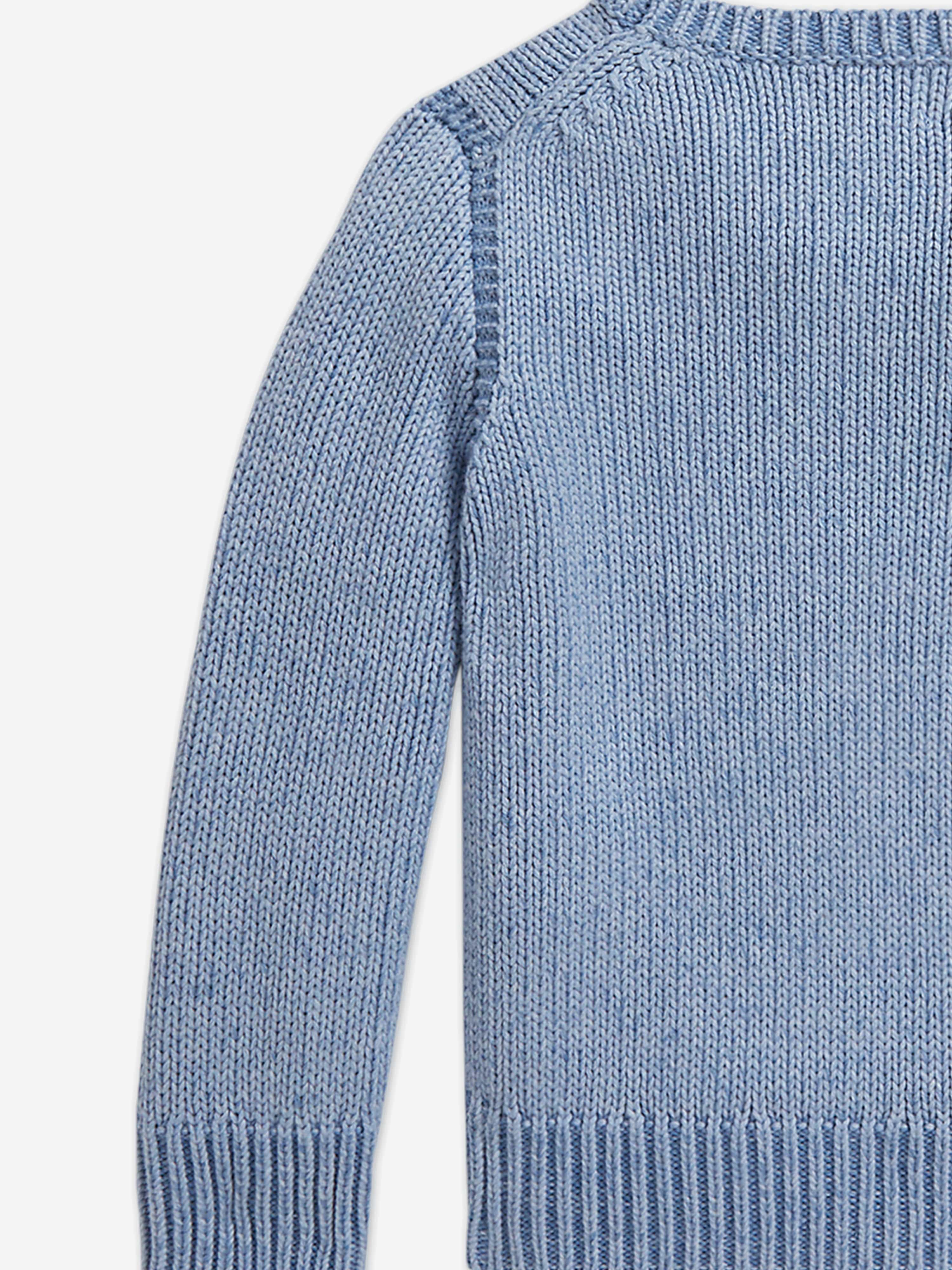 Ralph Lauren Boys Flag Jumper in Blue