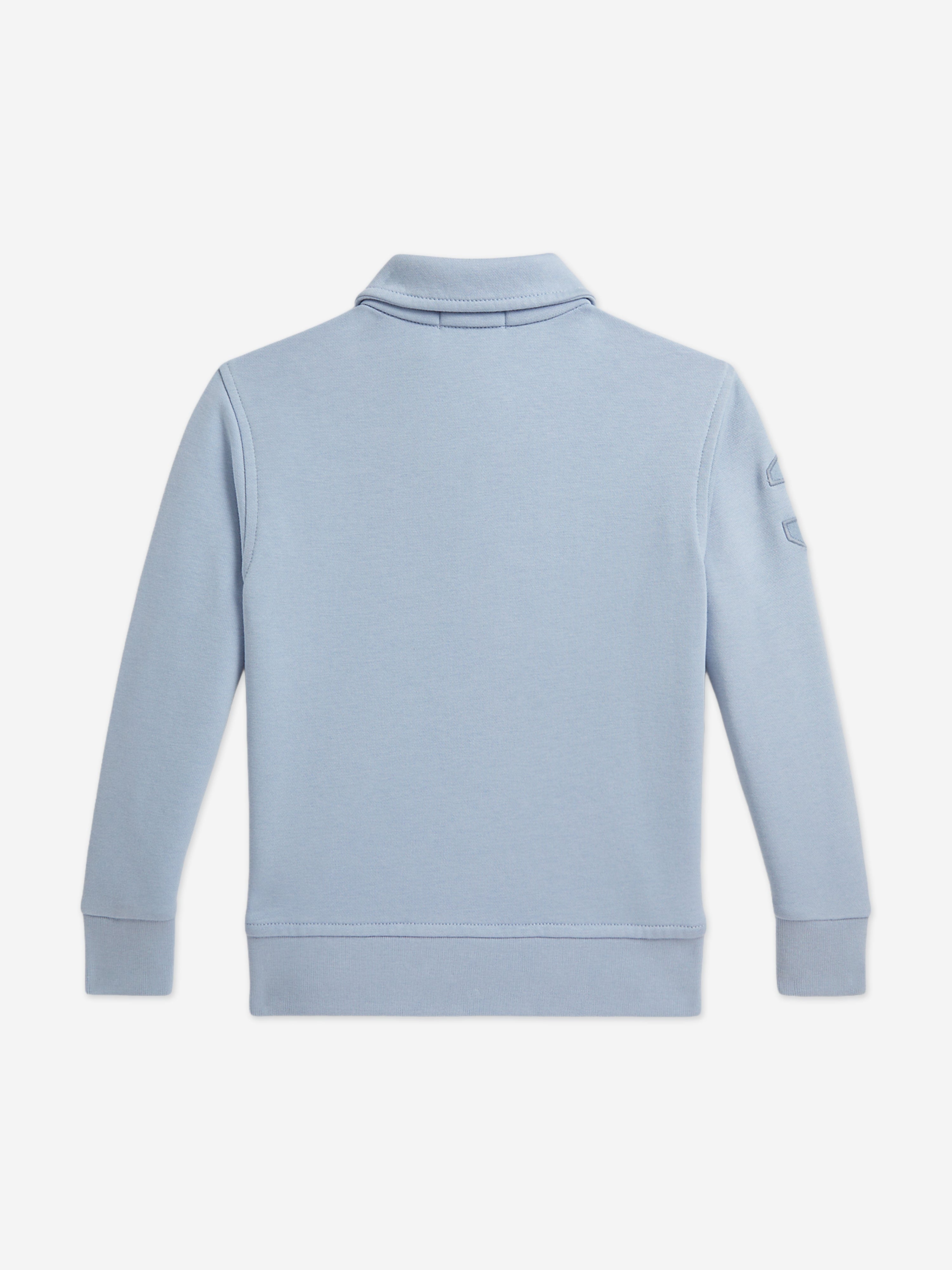 Ralph Lauren Boys Half Zip Sweatshirt in Blue