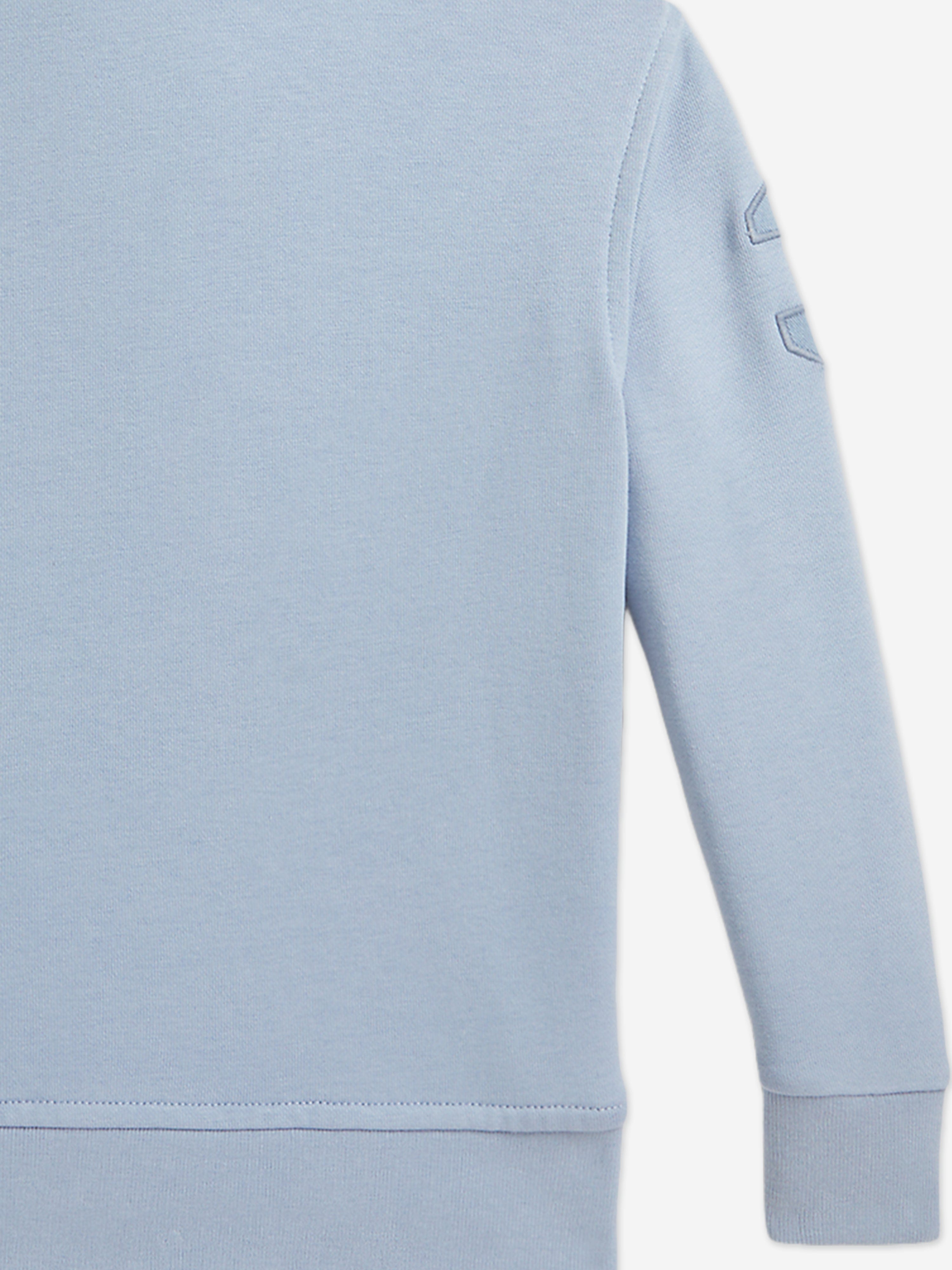 Ralph Lauren Boys Half Zip Sweatshirt in Blue