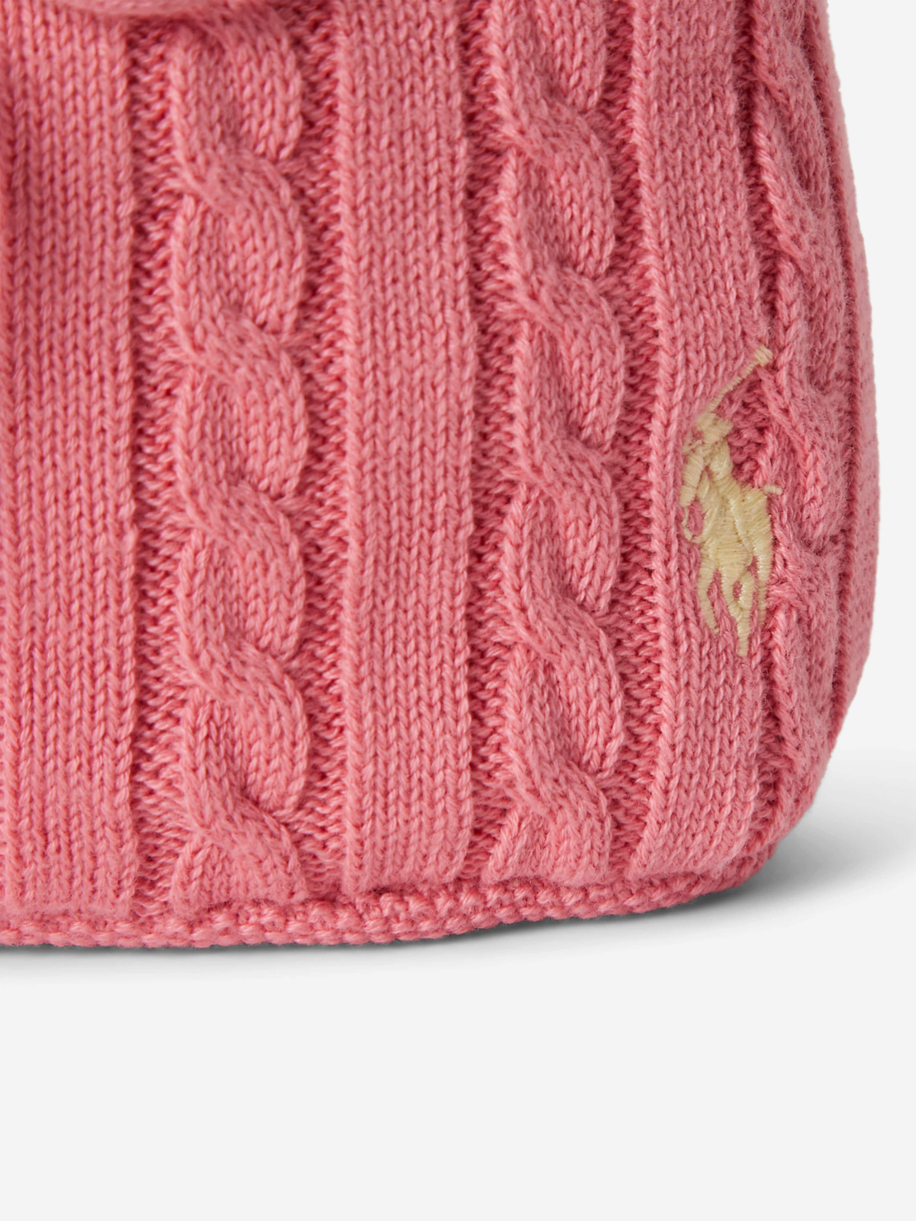 Ralph Lauren Girls Drawstring Bucket Bag in Pink (27cm)