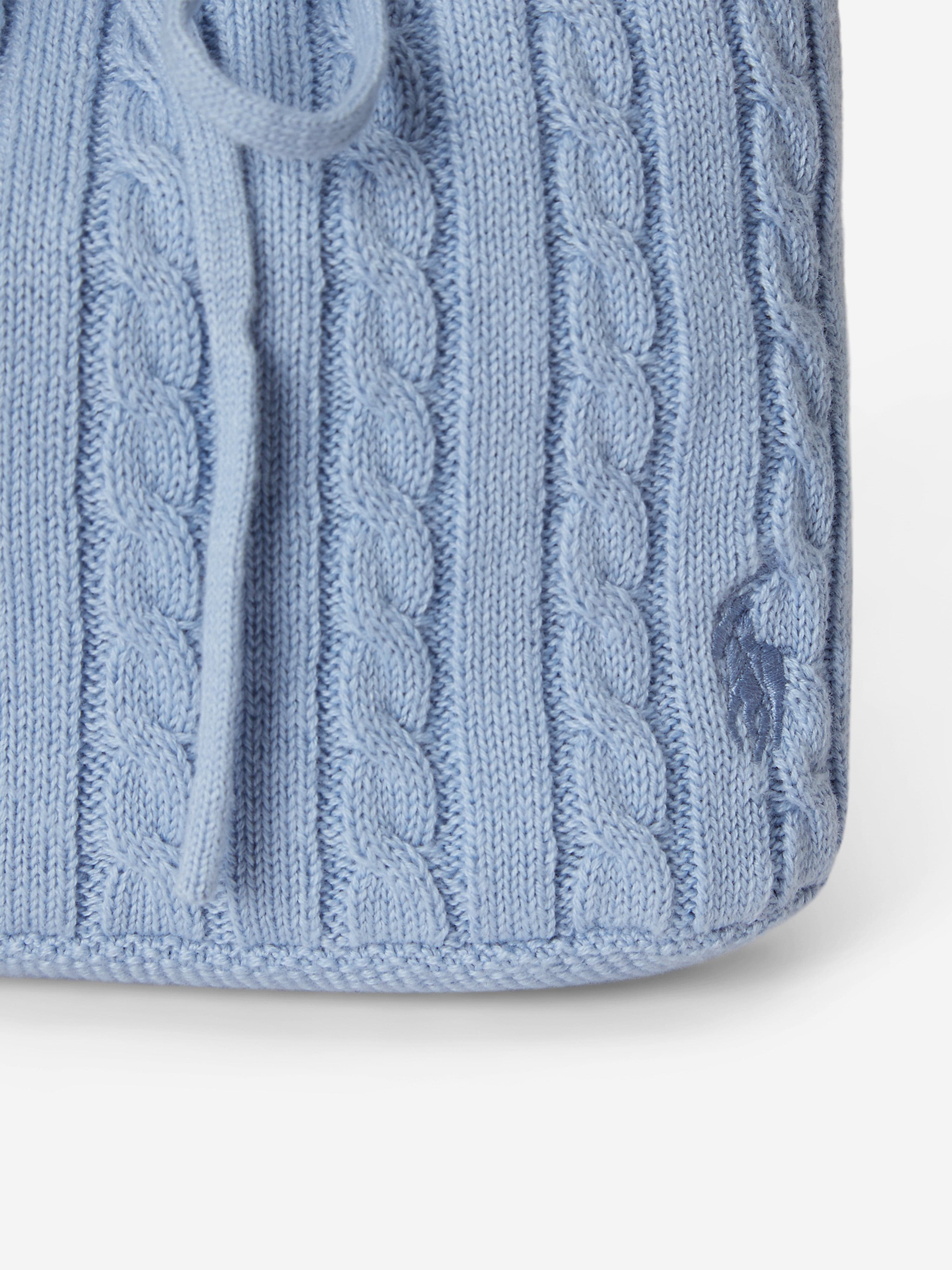 Ralph Lauren Girls Drawstring Bucket Bag in Blue (27cm)