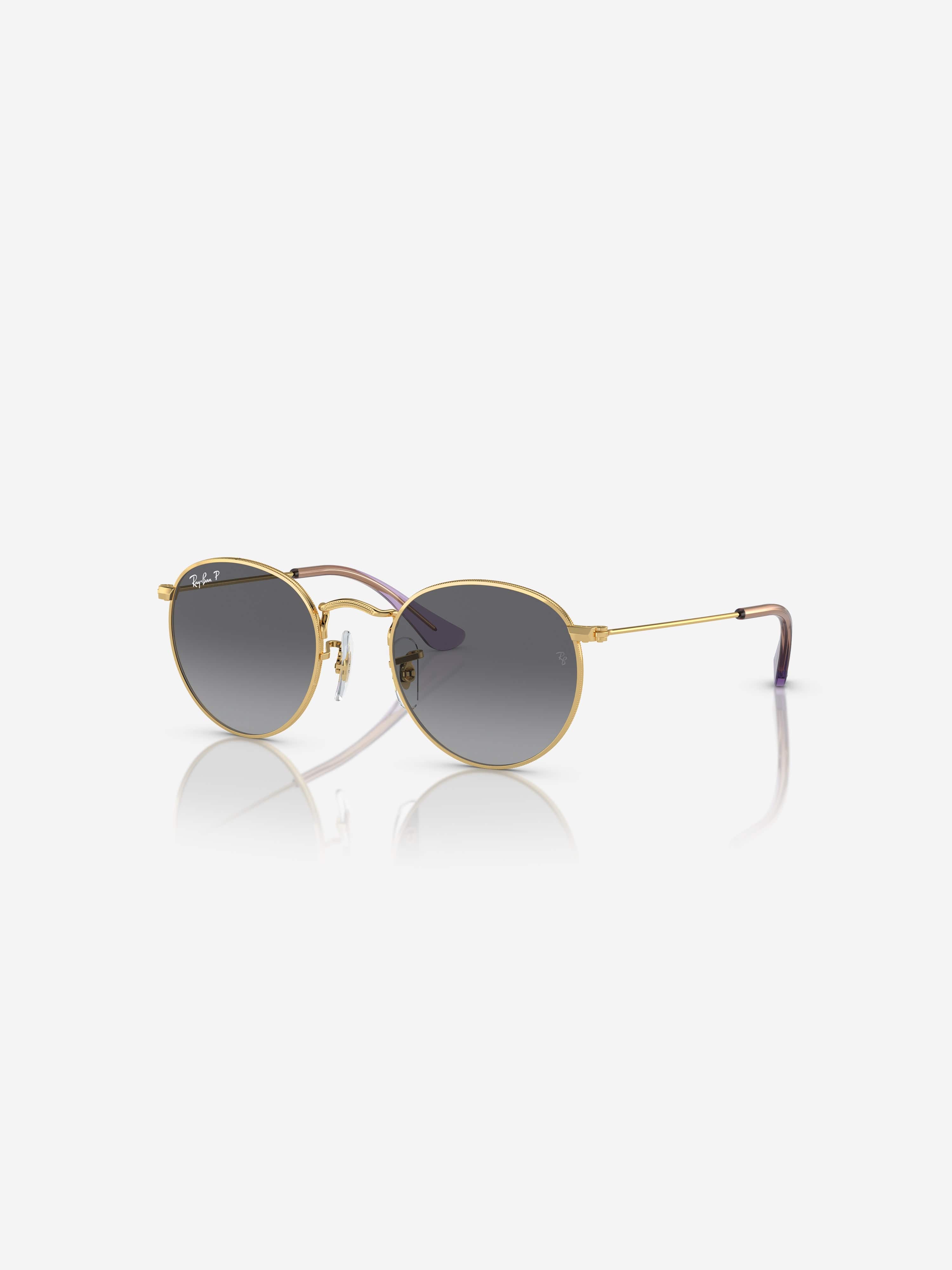 Ray-Ban Kids Round Sunglasses in Gold