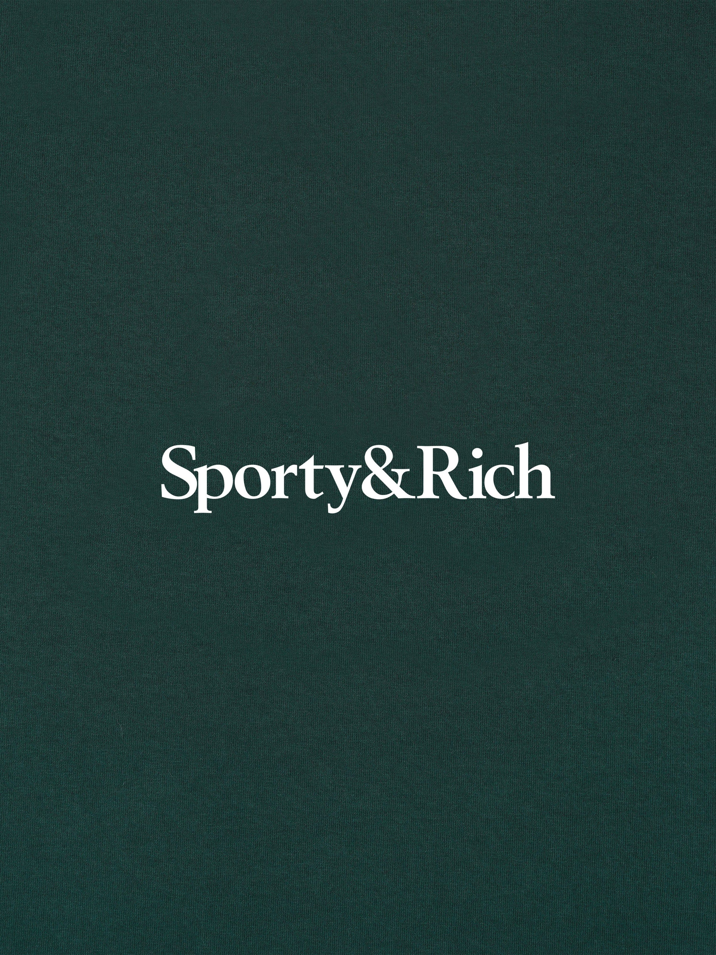 Sporty & Rich Kids Drink More Water Hoodie in Green