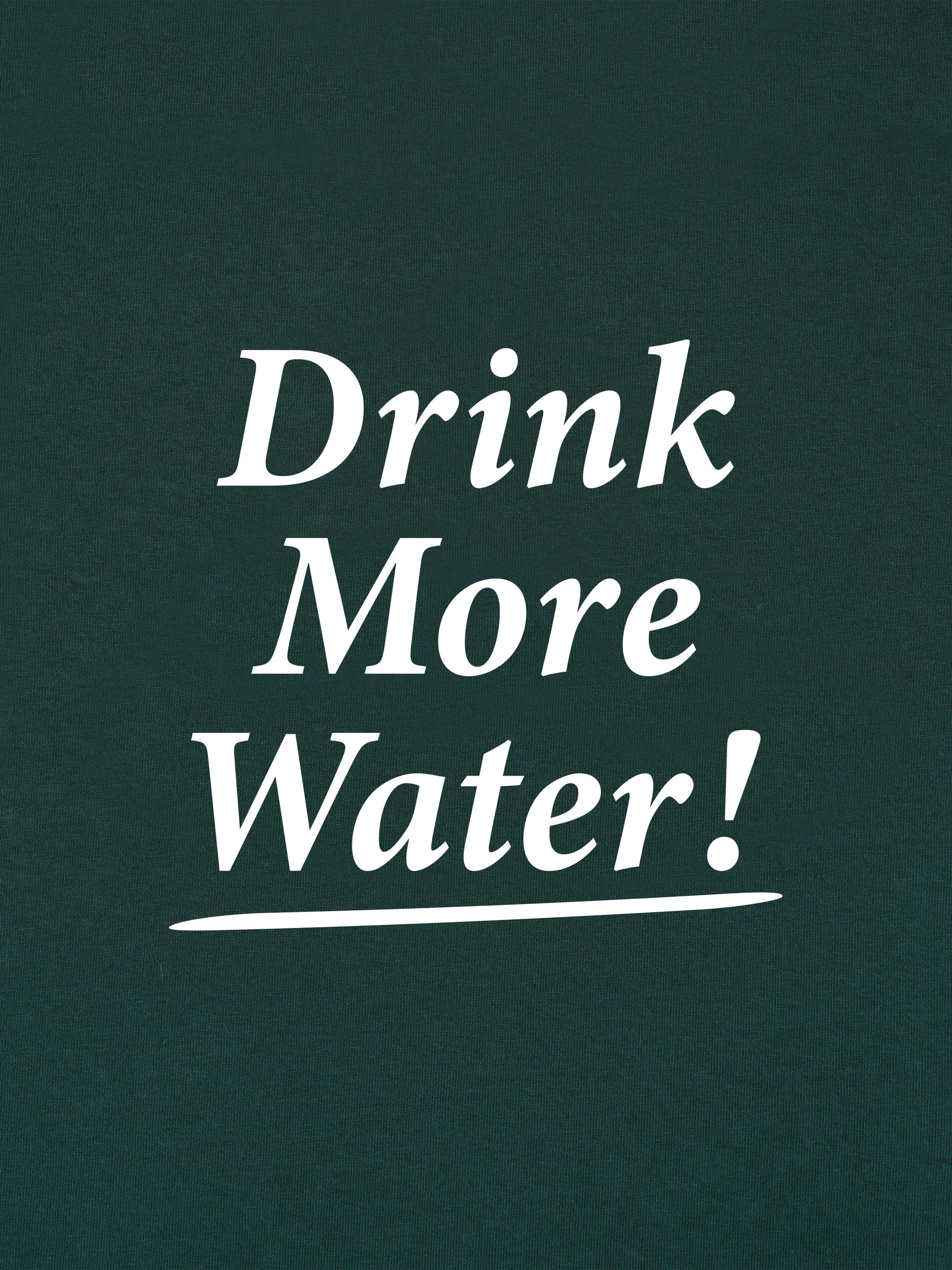 Sporty & Rich Kids Drink More Water Hoodie in Green