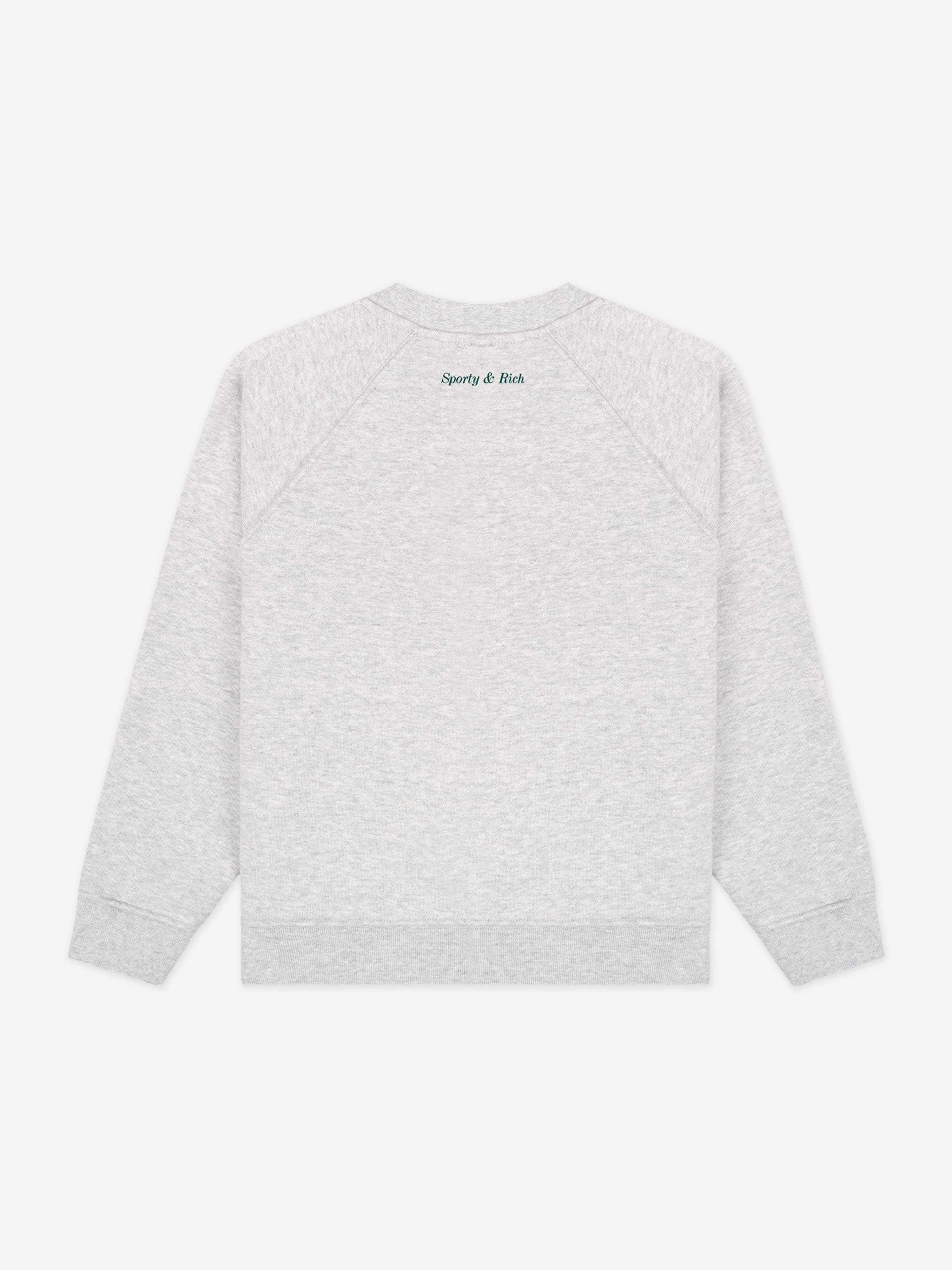 Sporty & Rich Kids Be Nice Sweatshirt in Grey