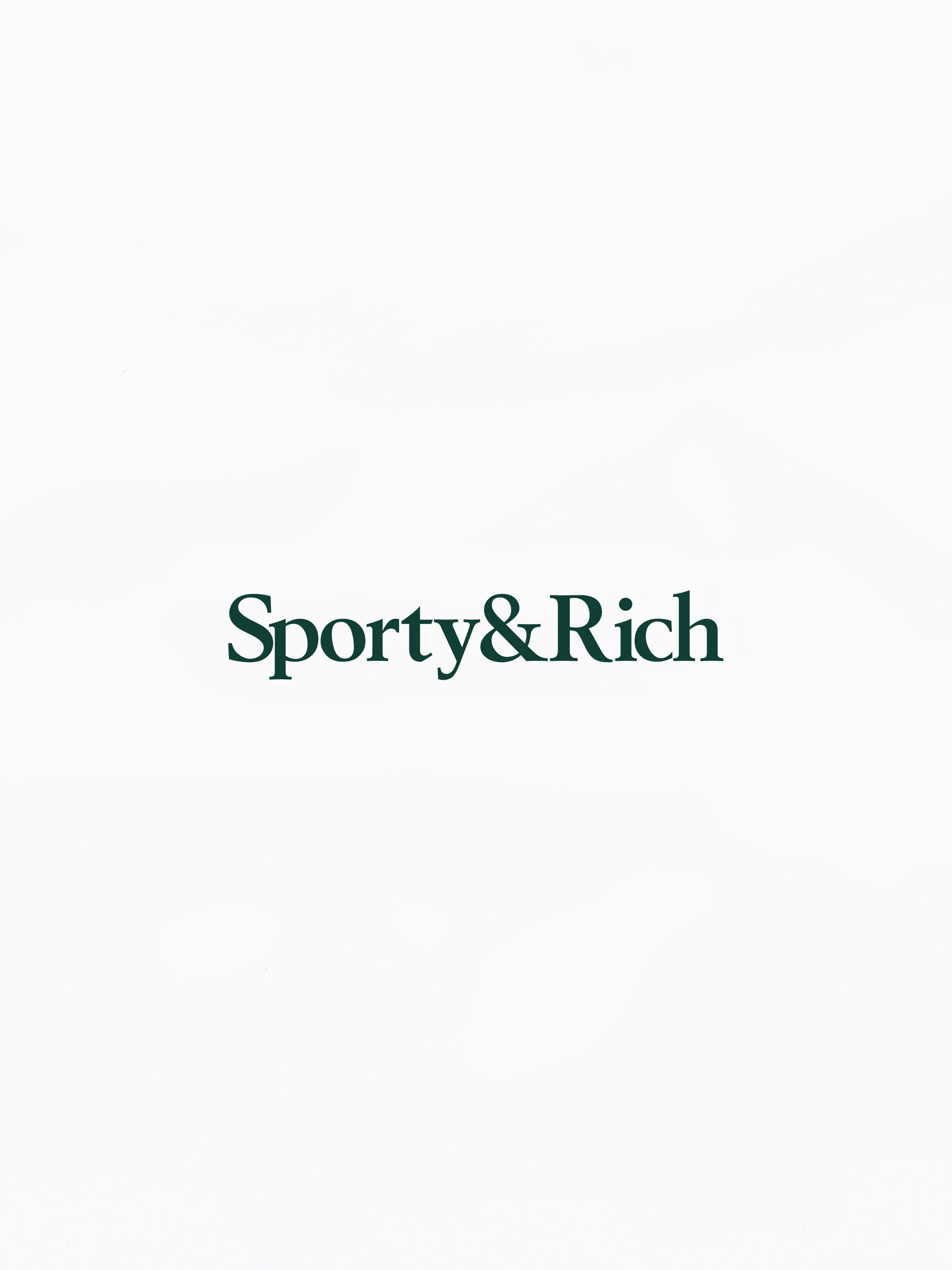 Sporty & Rich Kids Drink More Water T-Shirt in White
