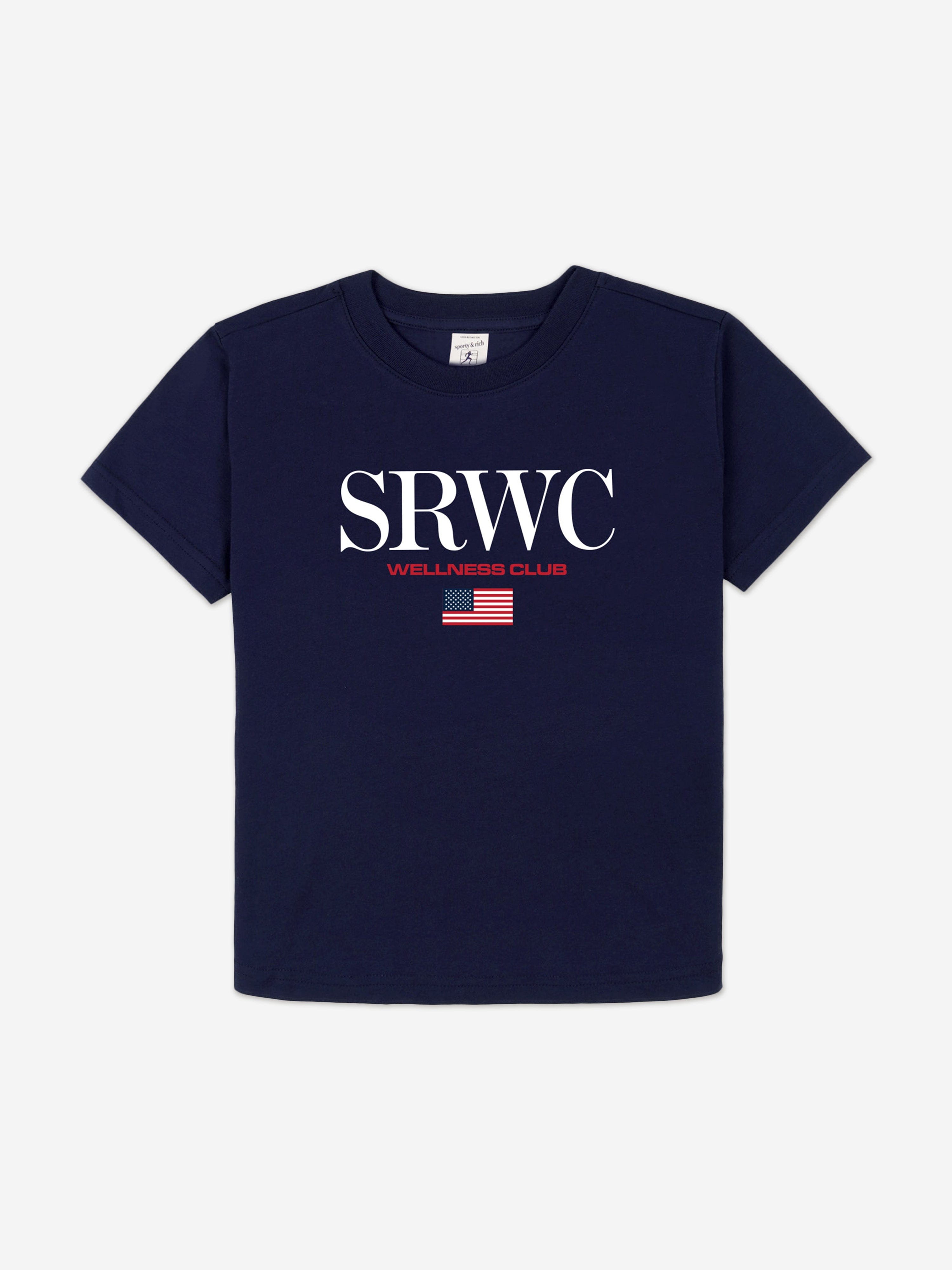 Sporty & Rich Kids Nautical T-Shirt in Navy