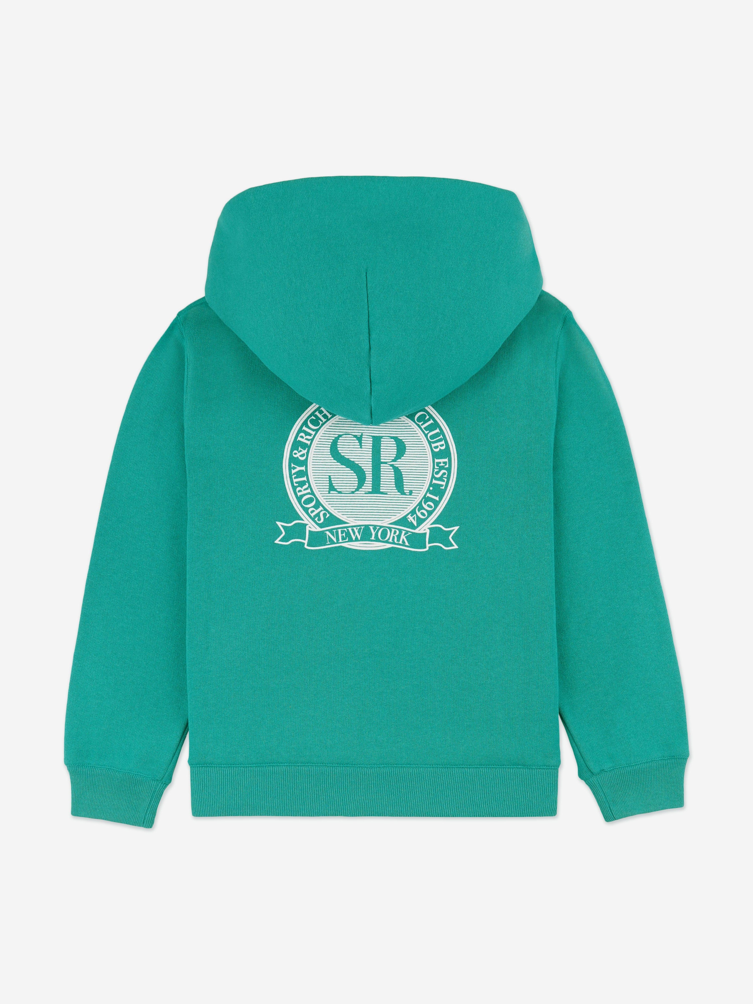 Sporty & Rich Kids Royal Club Hoodie in Green
