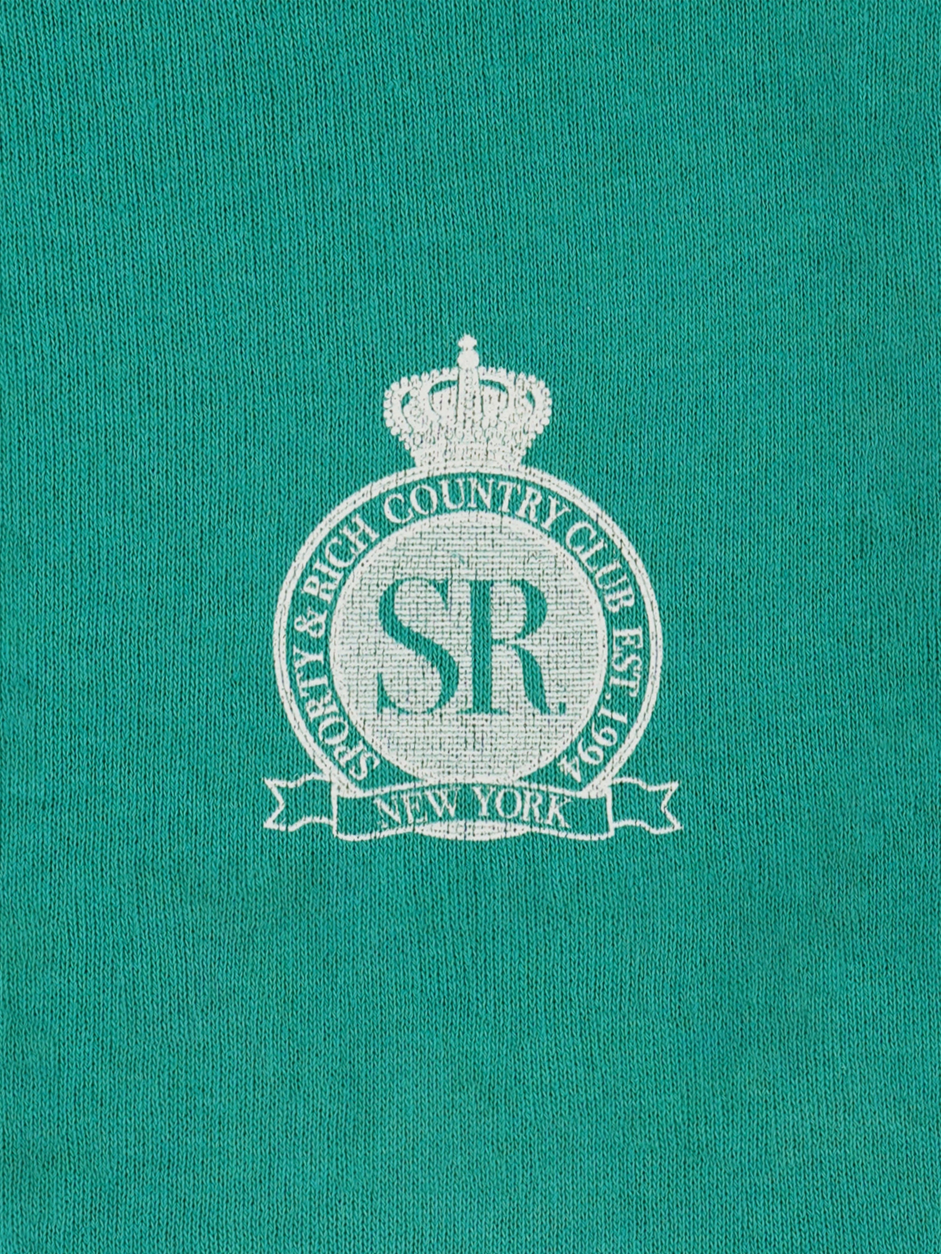 Sporty & Rich Kids Royal Club Hoodie in Green
