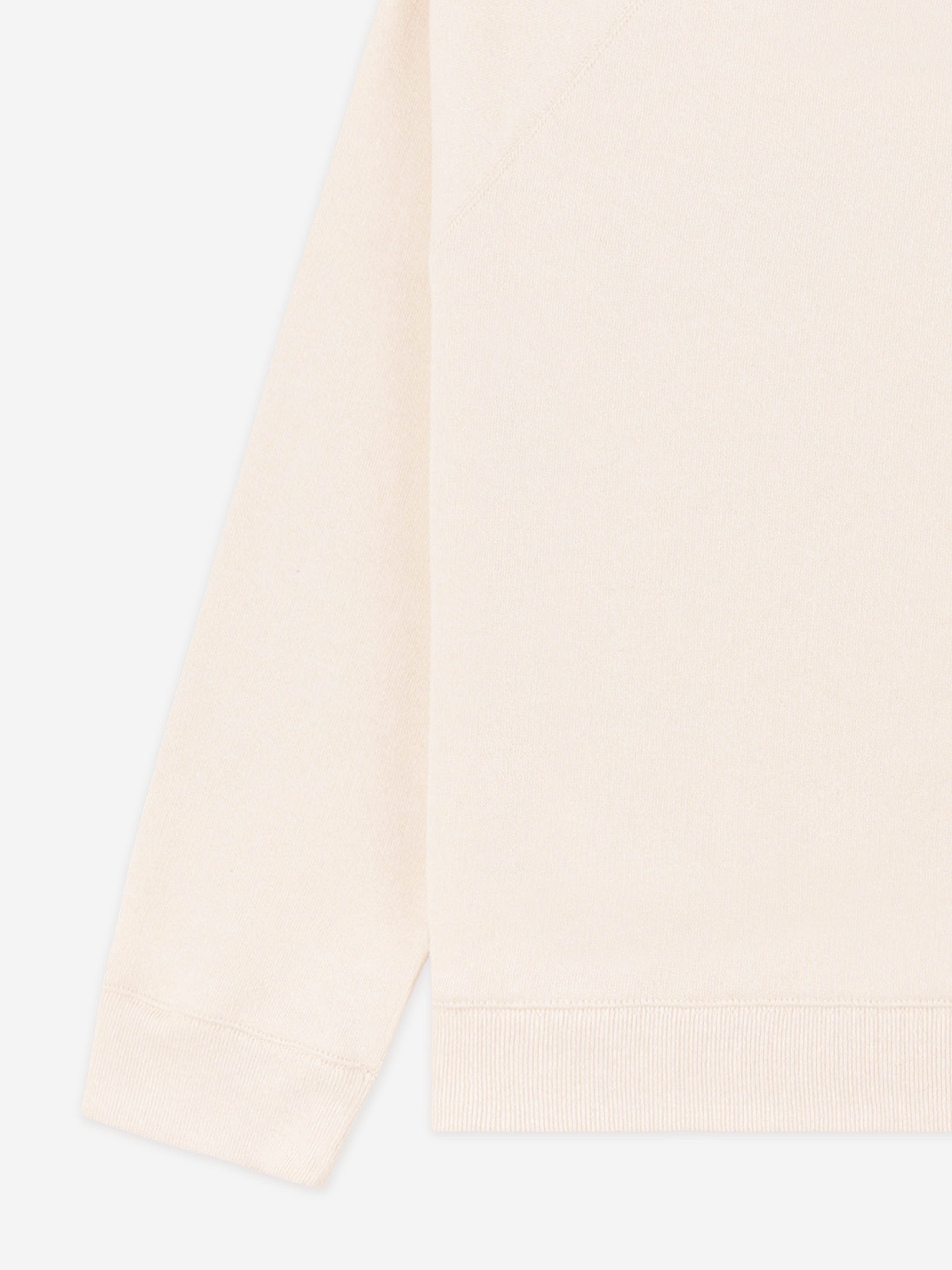 Sporty & Rich Kids H&W Crest Sweatshirt in Ivory