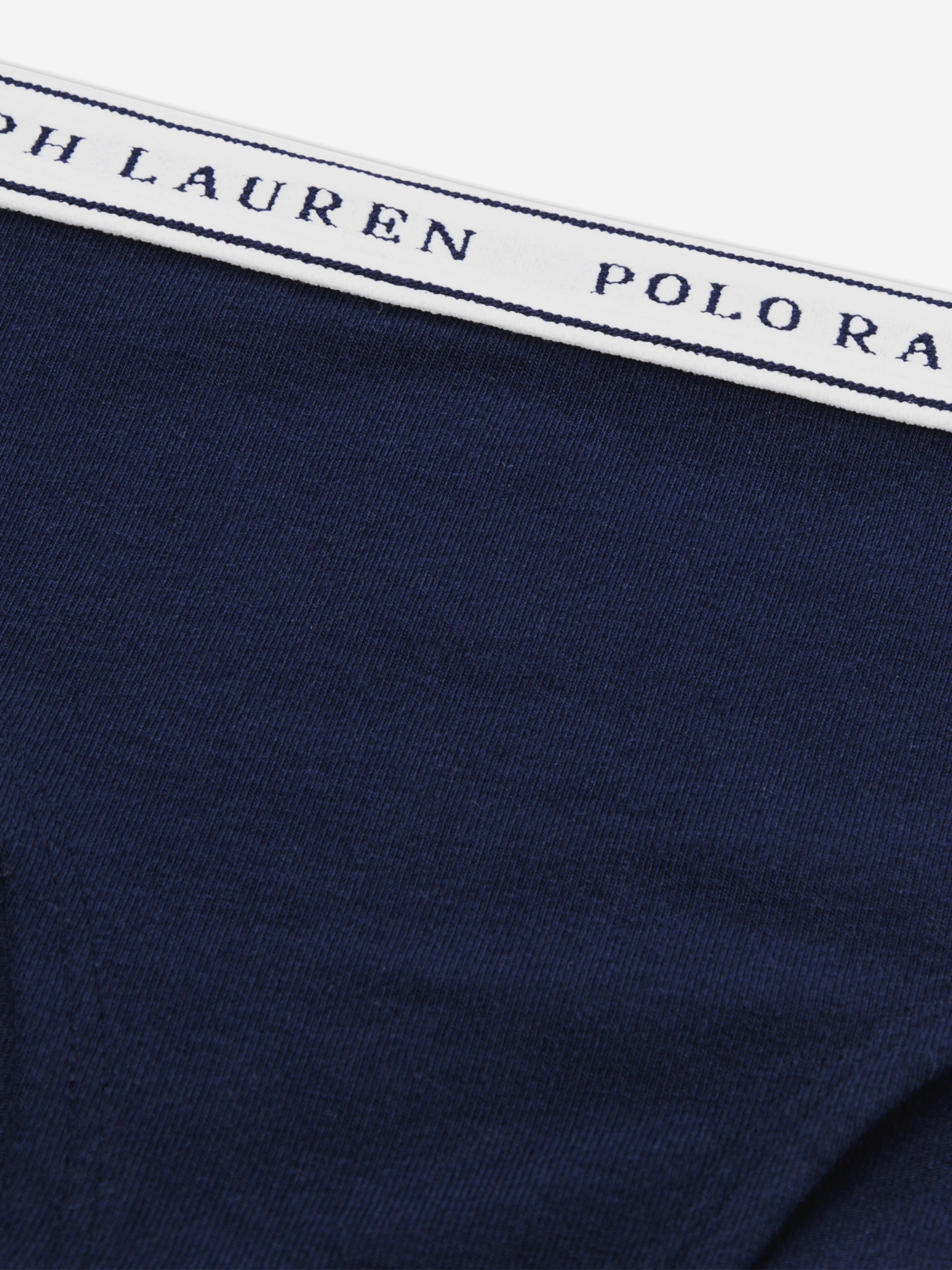 Ralph Lauren Girls 2 Pack Printed Knickers Set in Navy