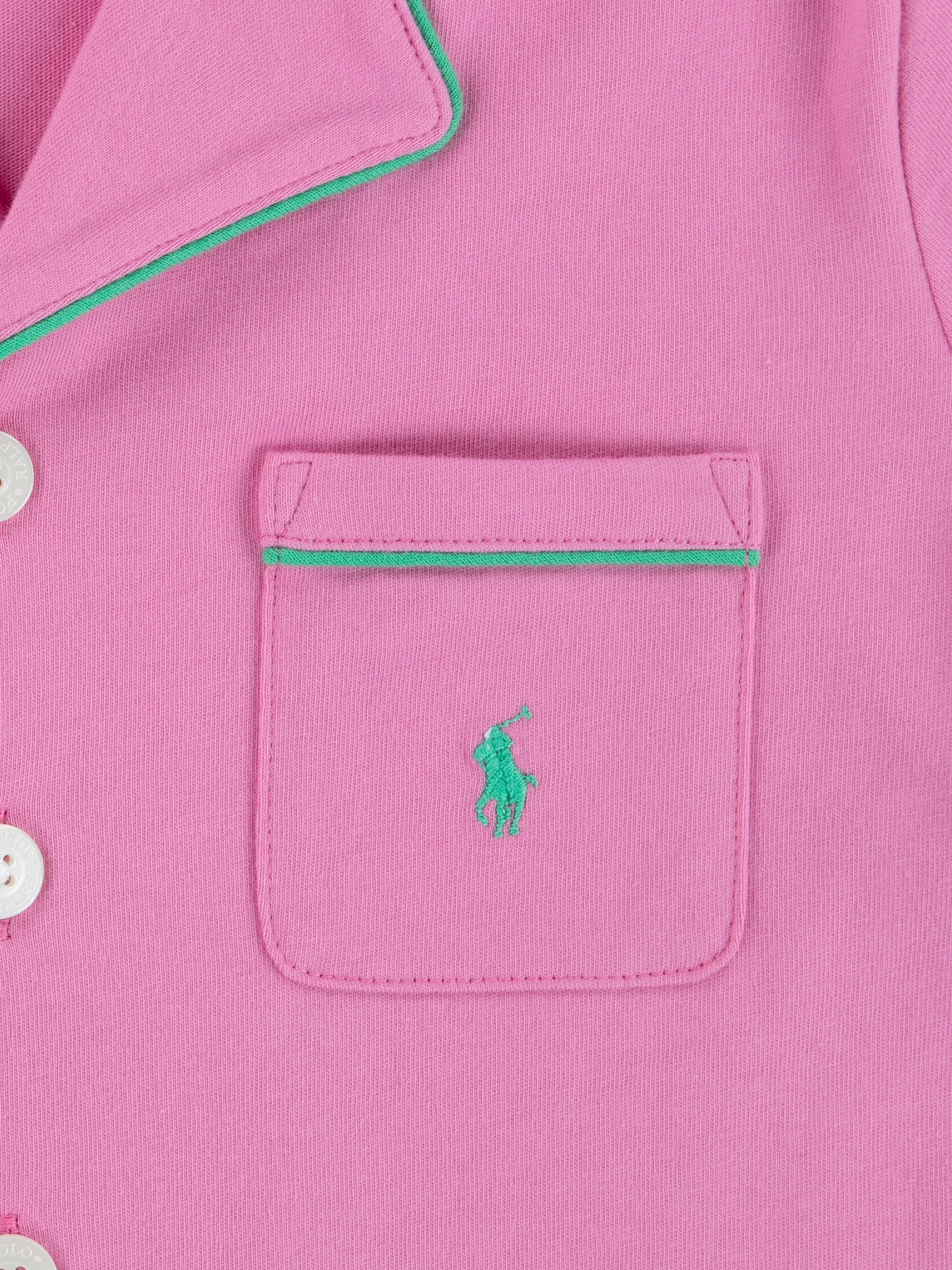 Ralph Lauren Girls Short Pyjamas Set in Pink