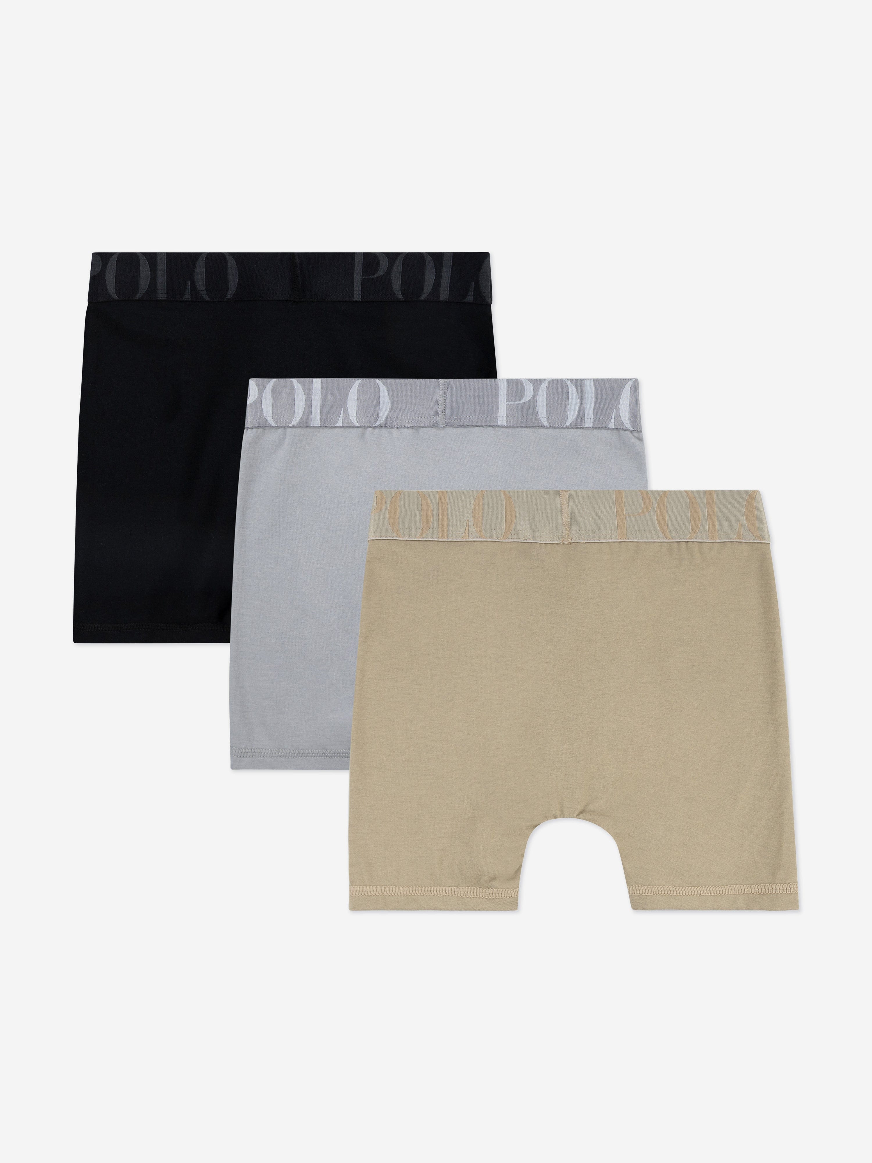 Ralph Lauren Boys Modal Boxer Shorts Set in Brown