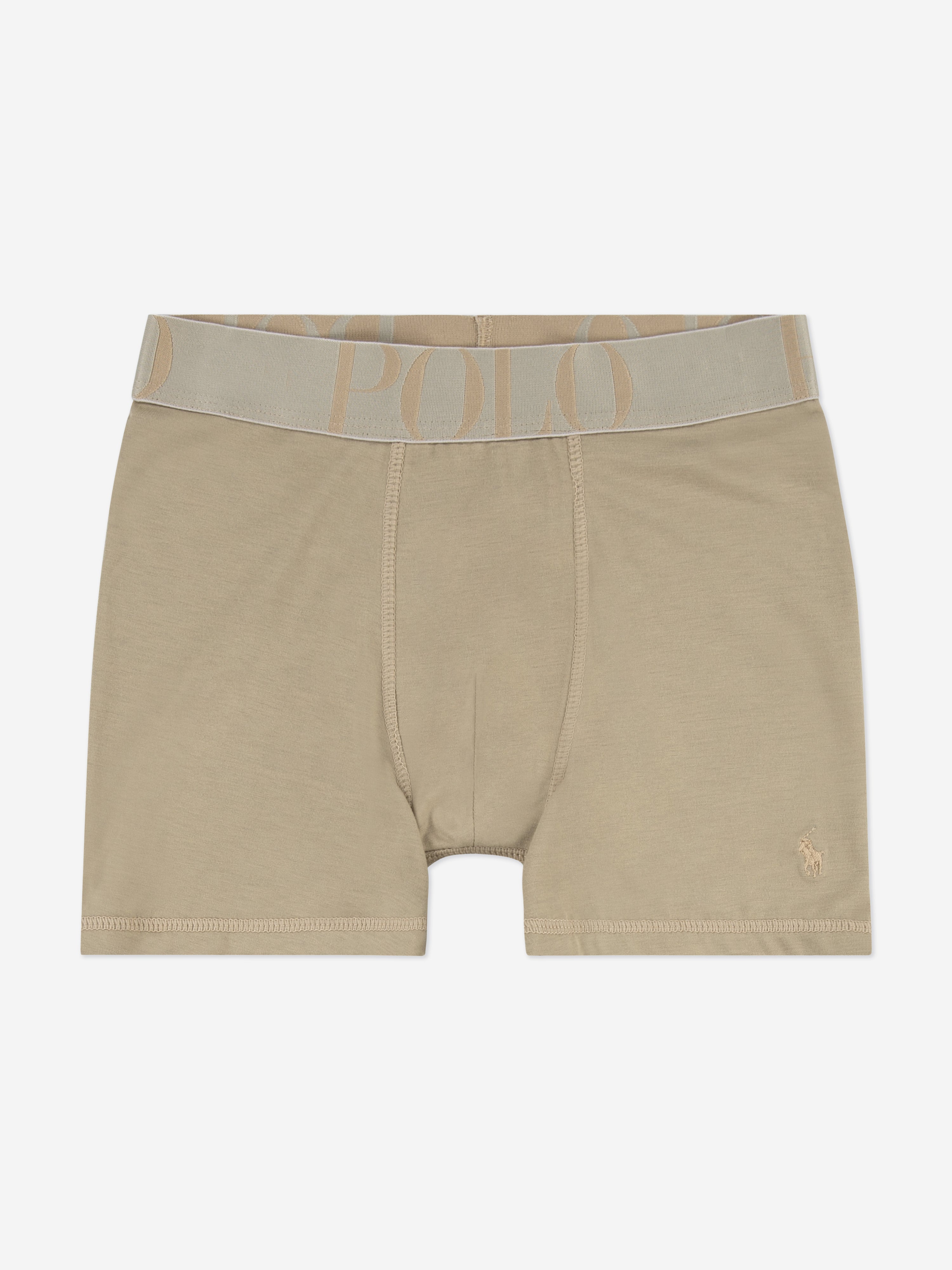 Ralph Lauren Boys Modal Boxer Shorts Set in Brown