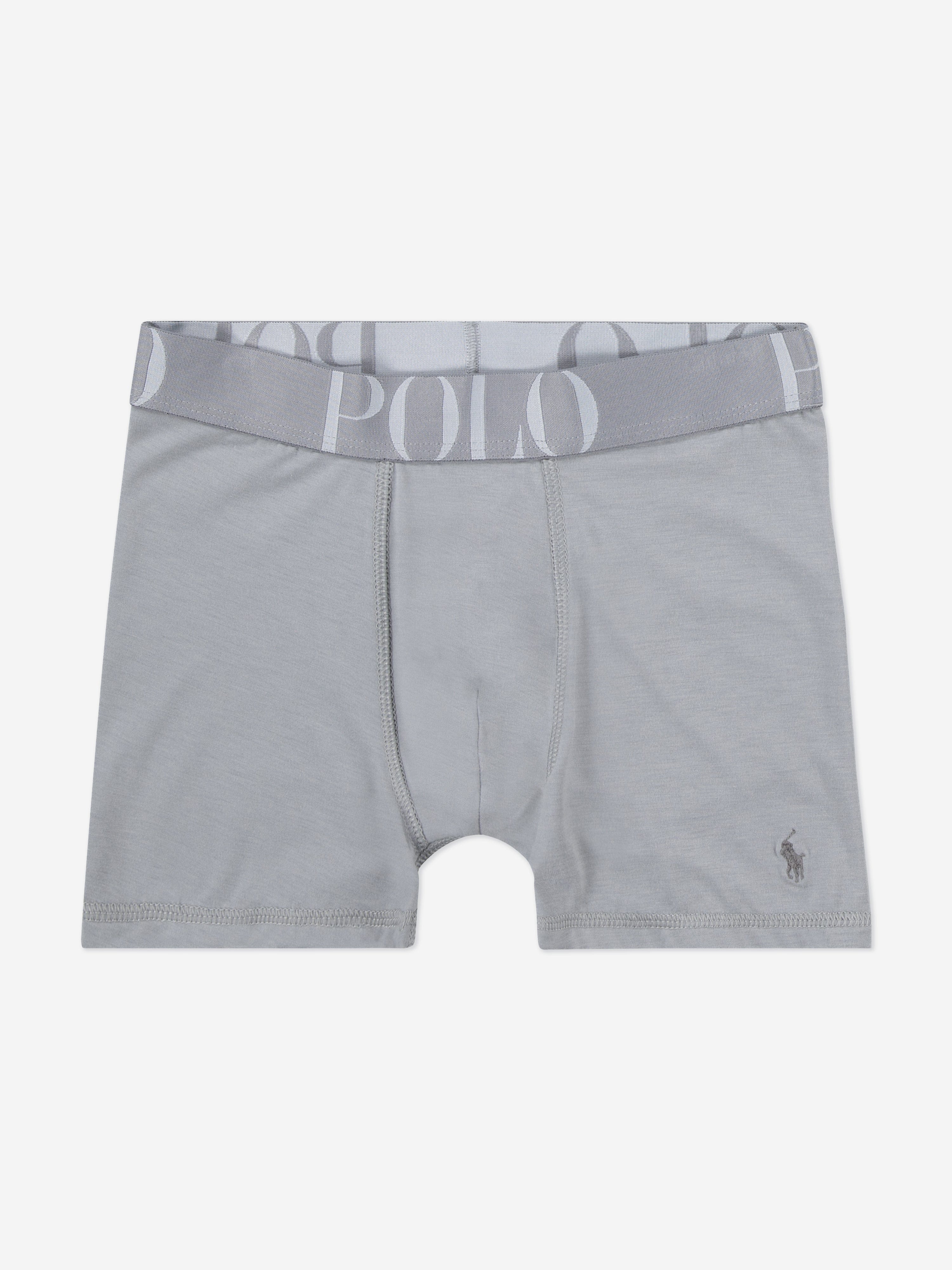 Ralph Lauren Boys Modal Boxer Shorts Set in Brown