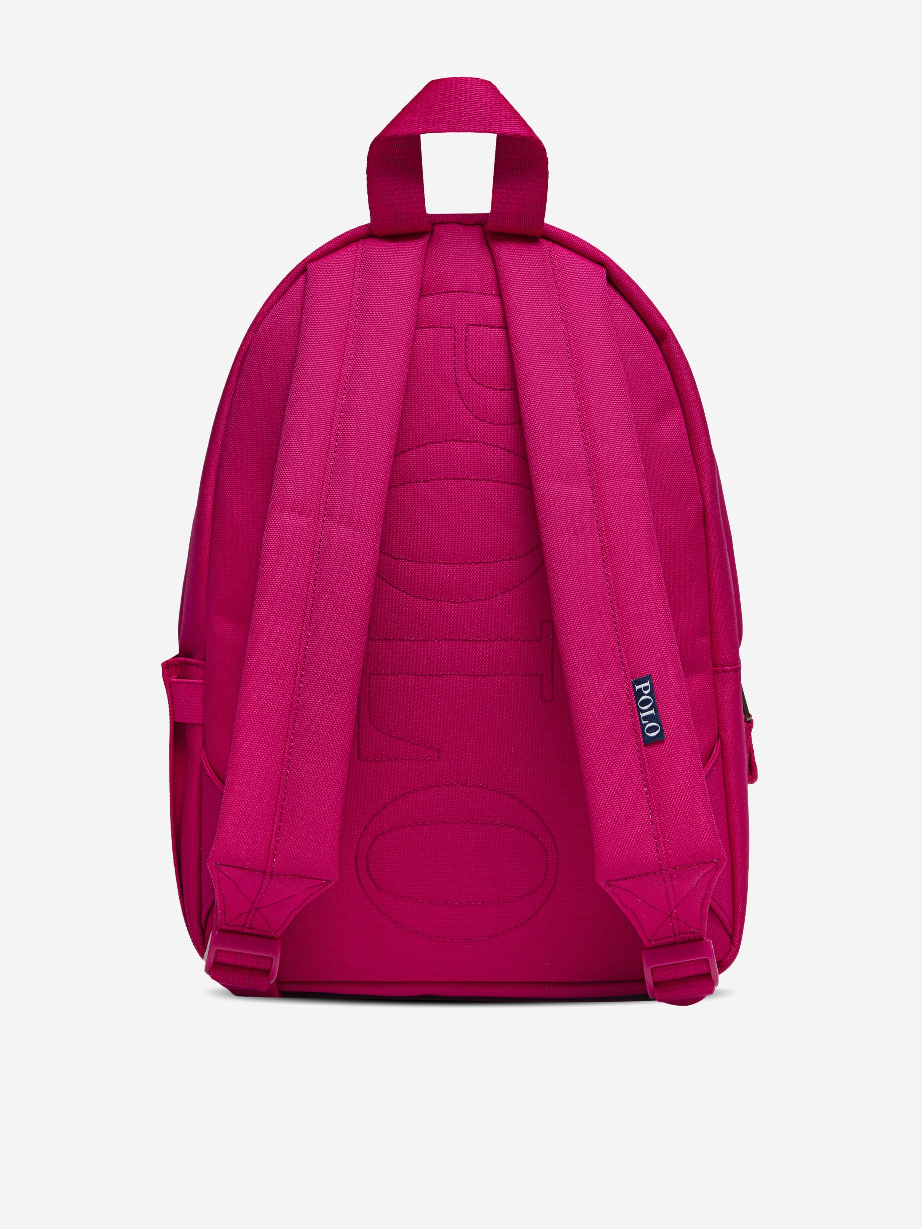Ralph Lauren Girls Logo Backpack in Pink (44cm)
